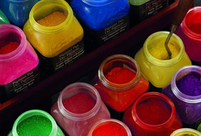 Raw pigments