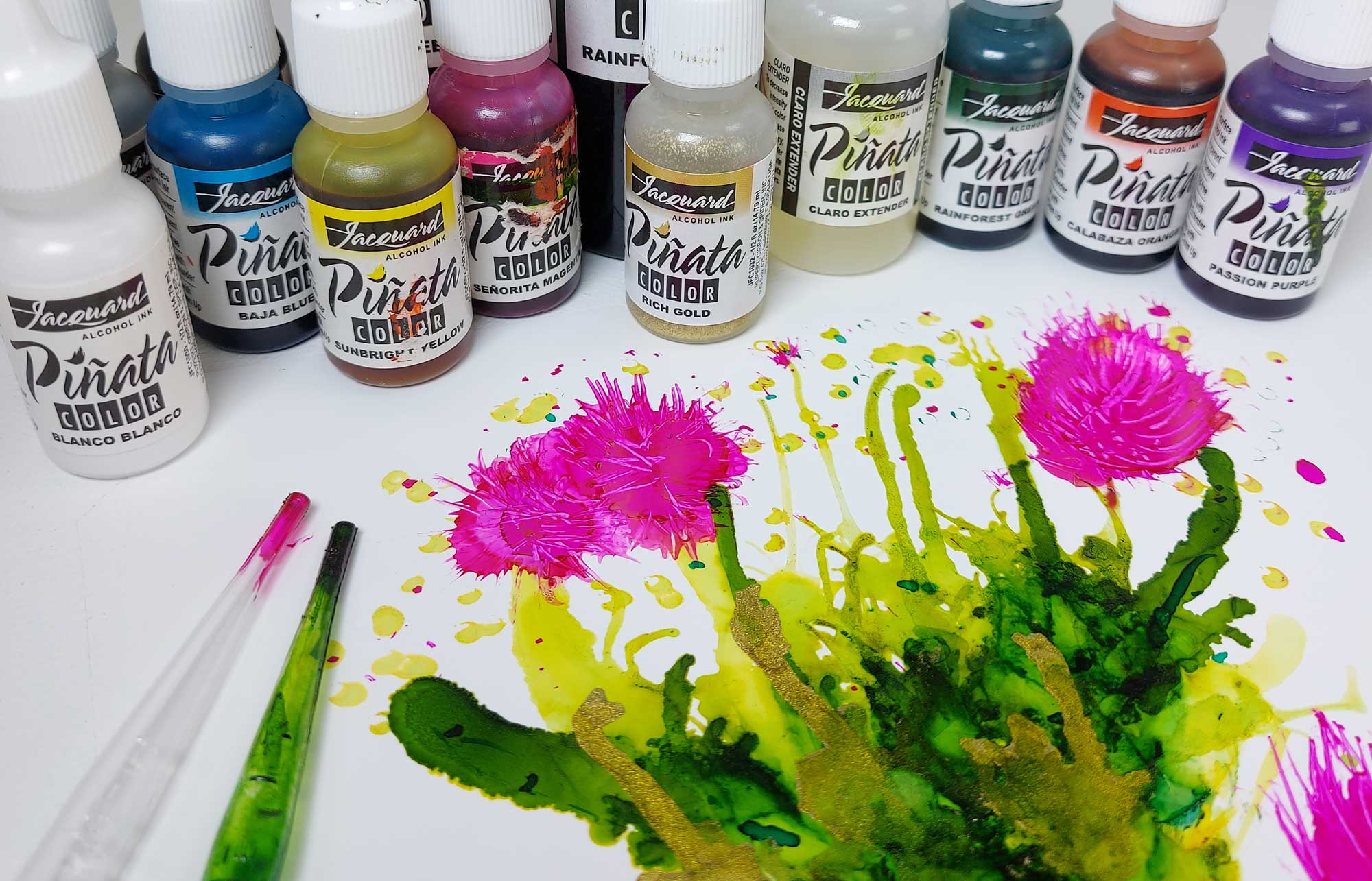 A Brief Introduction to Yupo Paper and Alcohol Inks