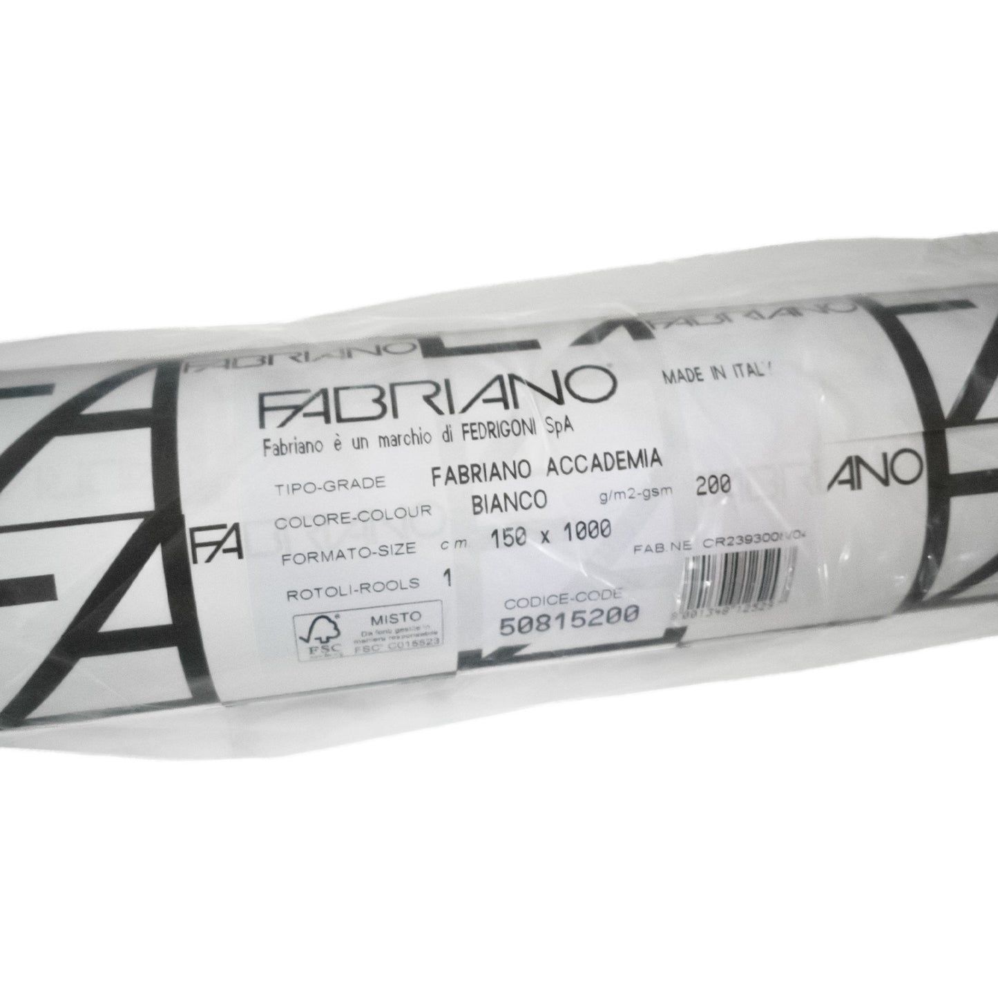 Fabriano Accademia Cartridge Paper Rolls - 150cm x 10m