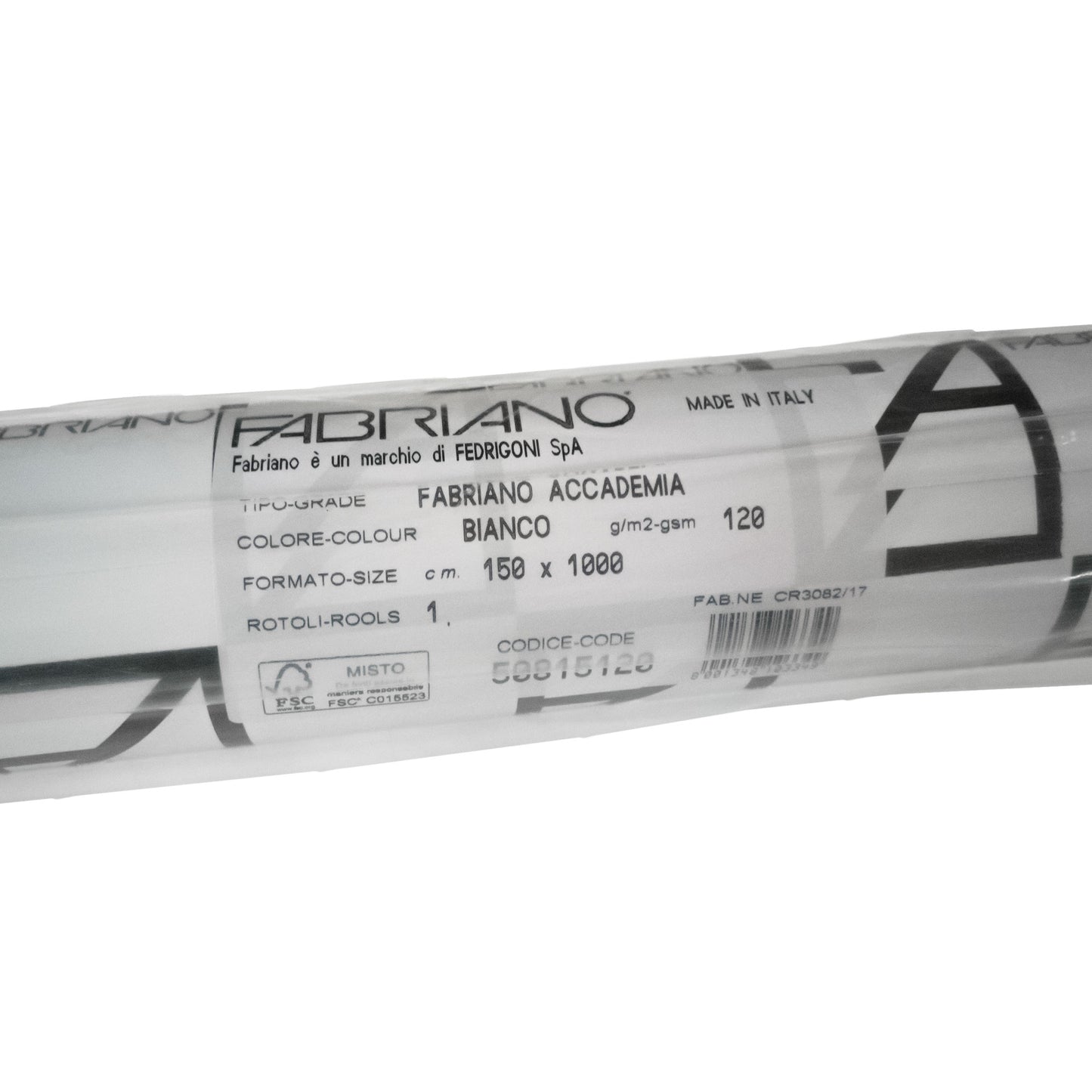 Fabriano Accademia Cartridge Paper Rolls - 150cm x 10m