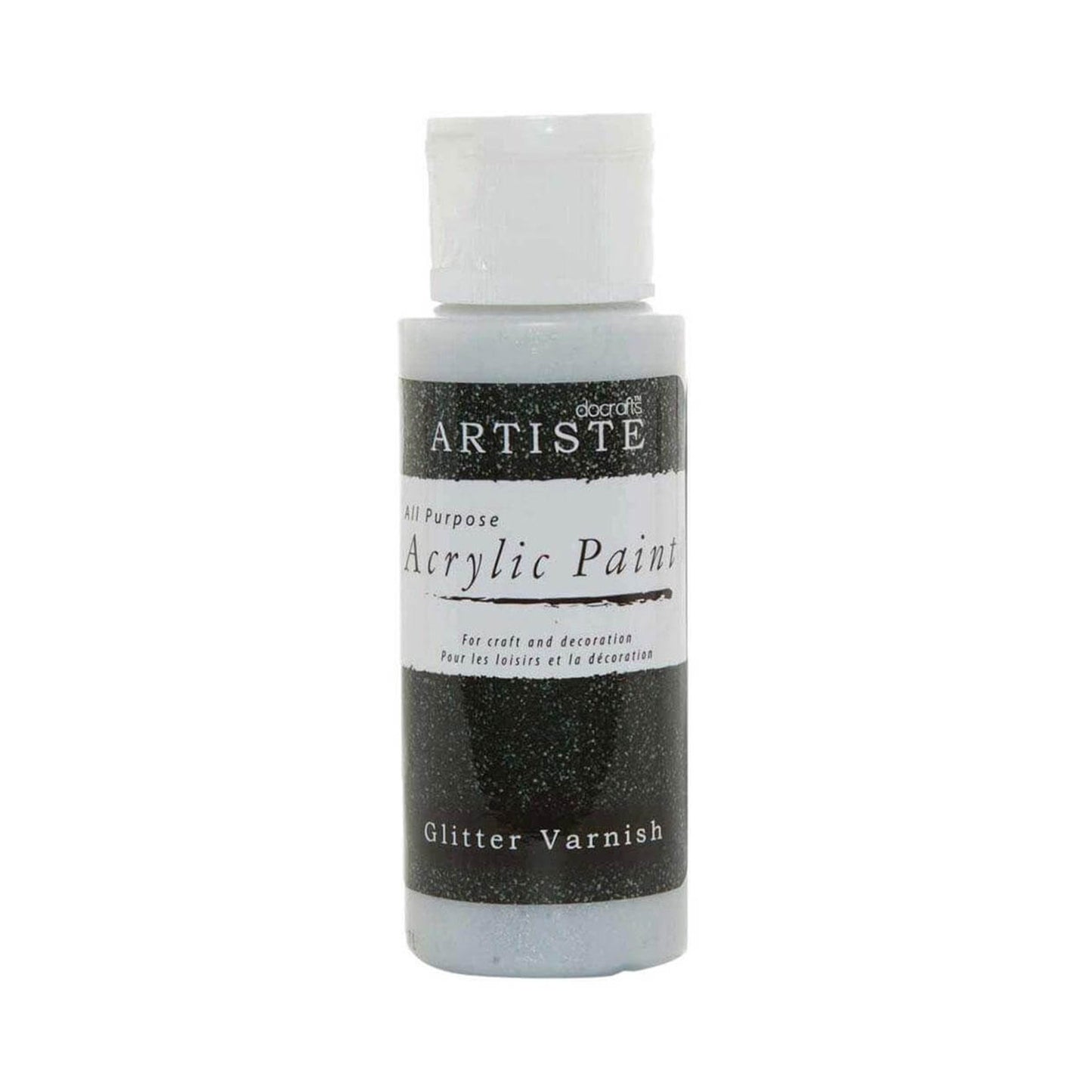 Docrafts Artiste 2oz Specialty Medium Varnish - Glitter