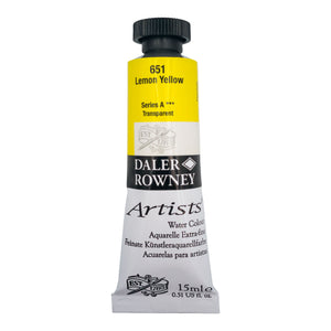 Daler-Rowney Professional Artists Watercolour 15ml Tubes - Series A & B