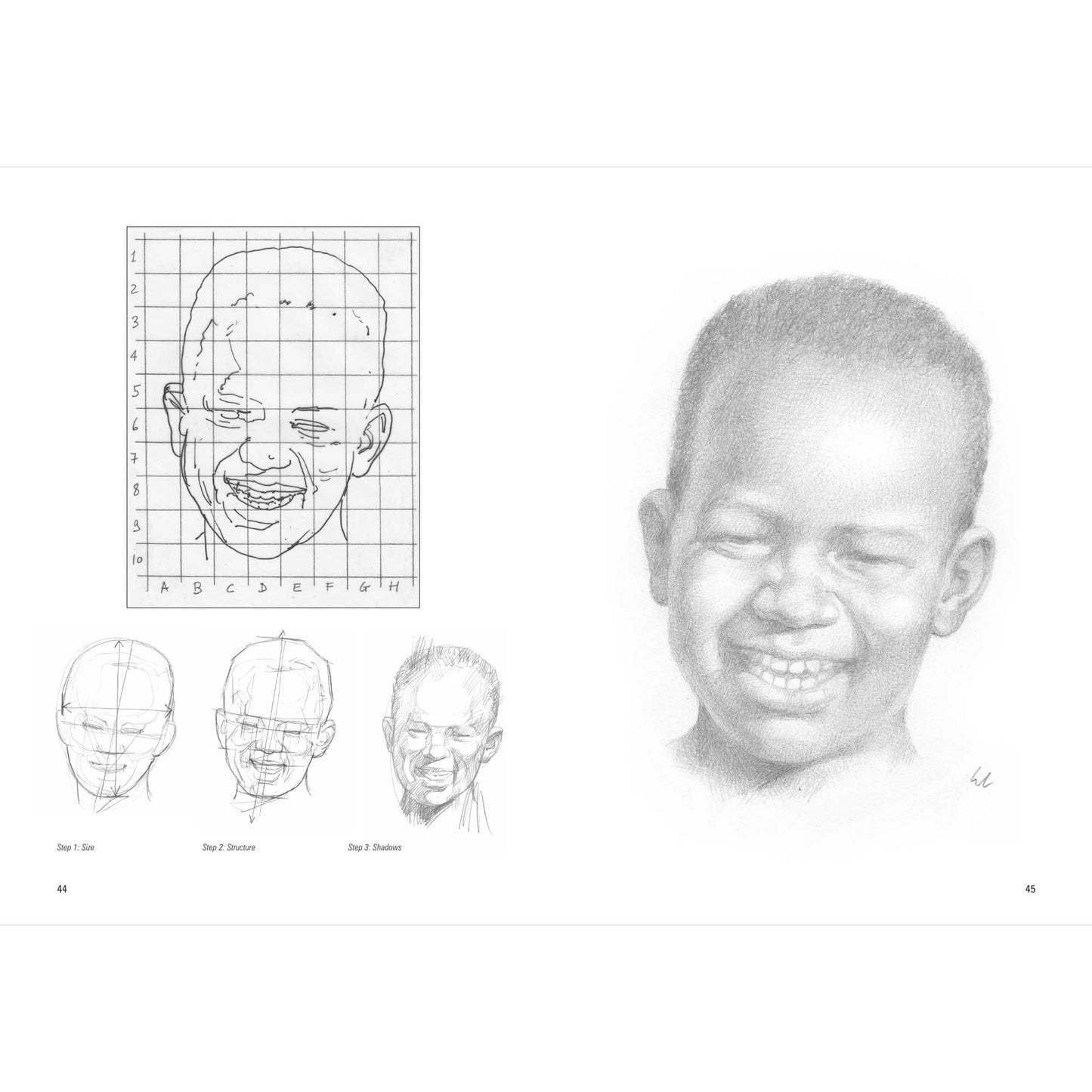 Drawing Using Grids: Portraits of Babies & Children - G. Civardi