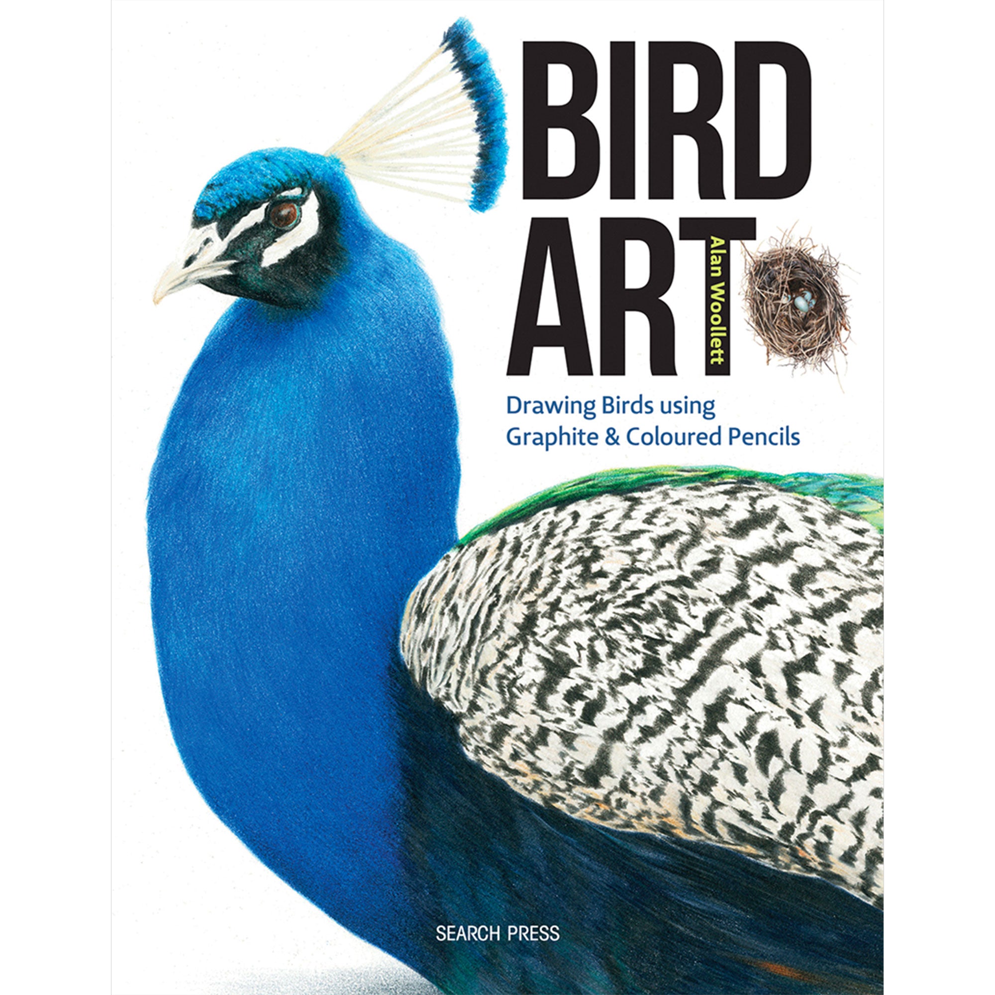 Bird Art: Drawing Birds using Graphite & Coloured Pencils book cover