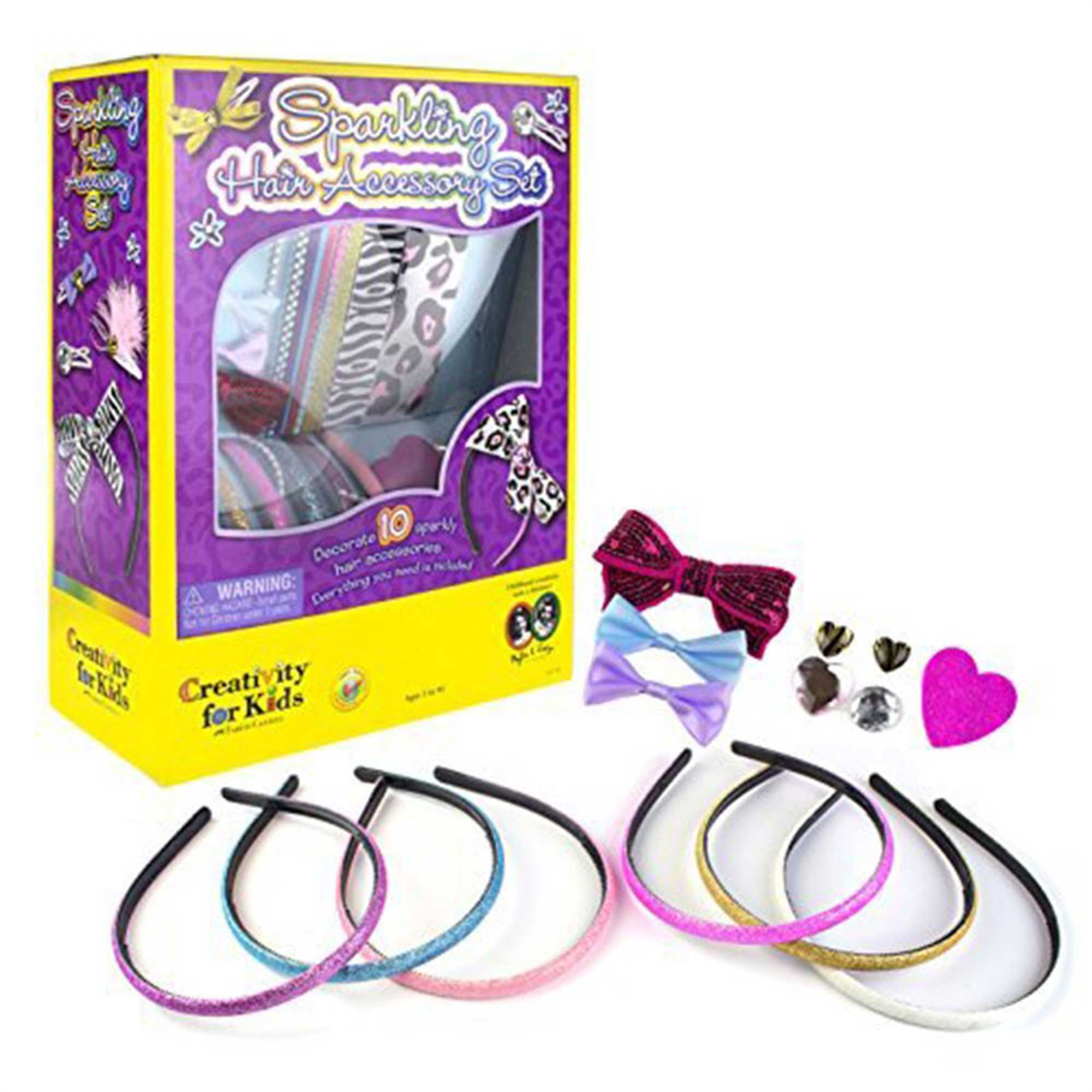 Creativity for Kids Sparkling Hair Accessory Set