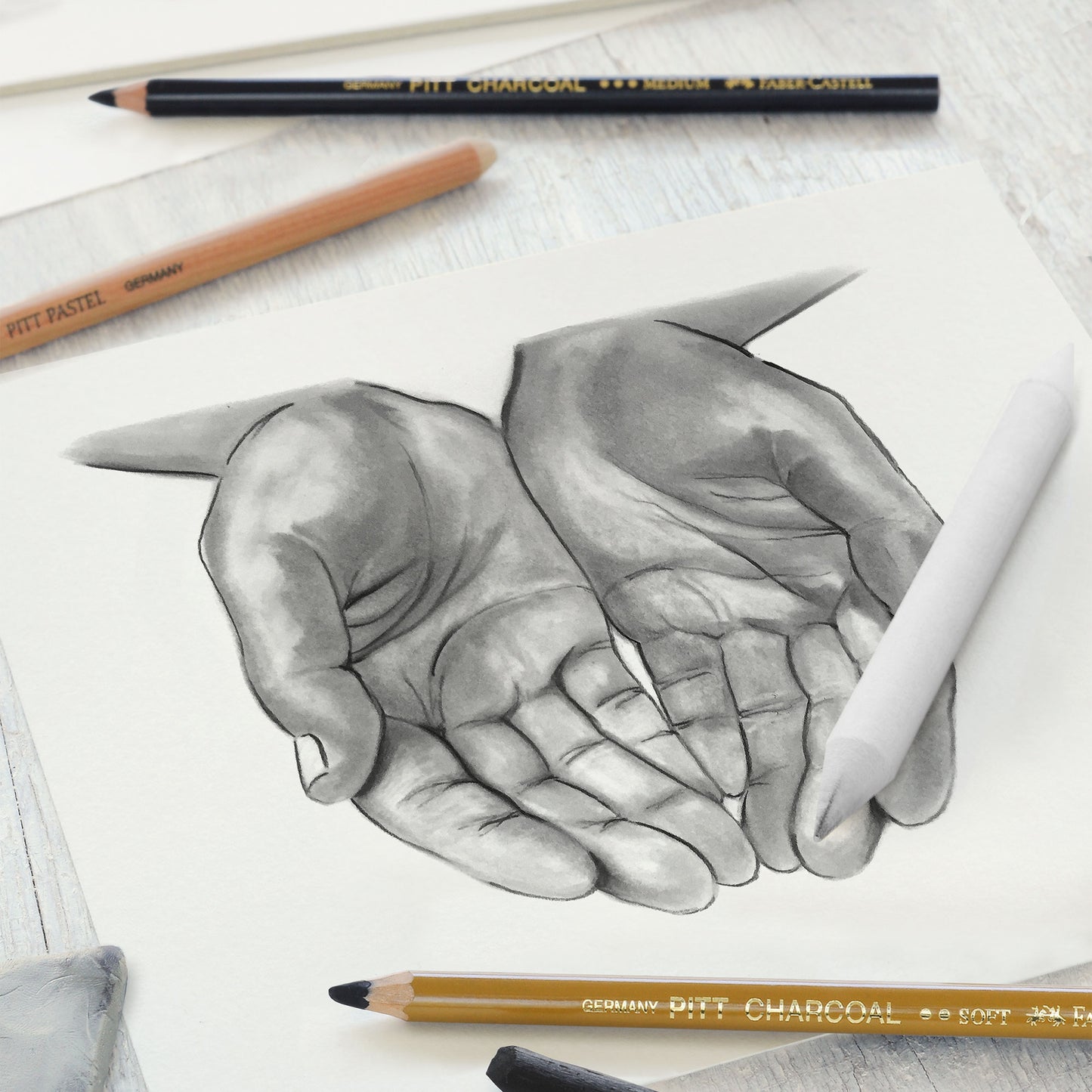 Faber-Castell Charcoal Sketch Set - Sample Illustration