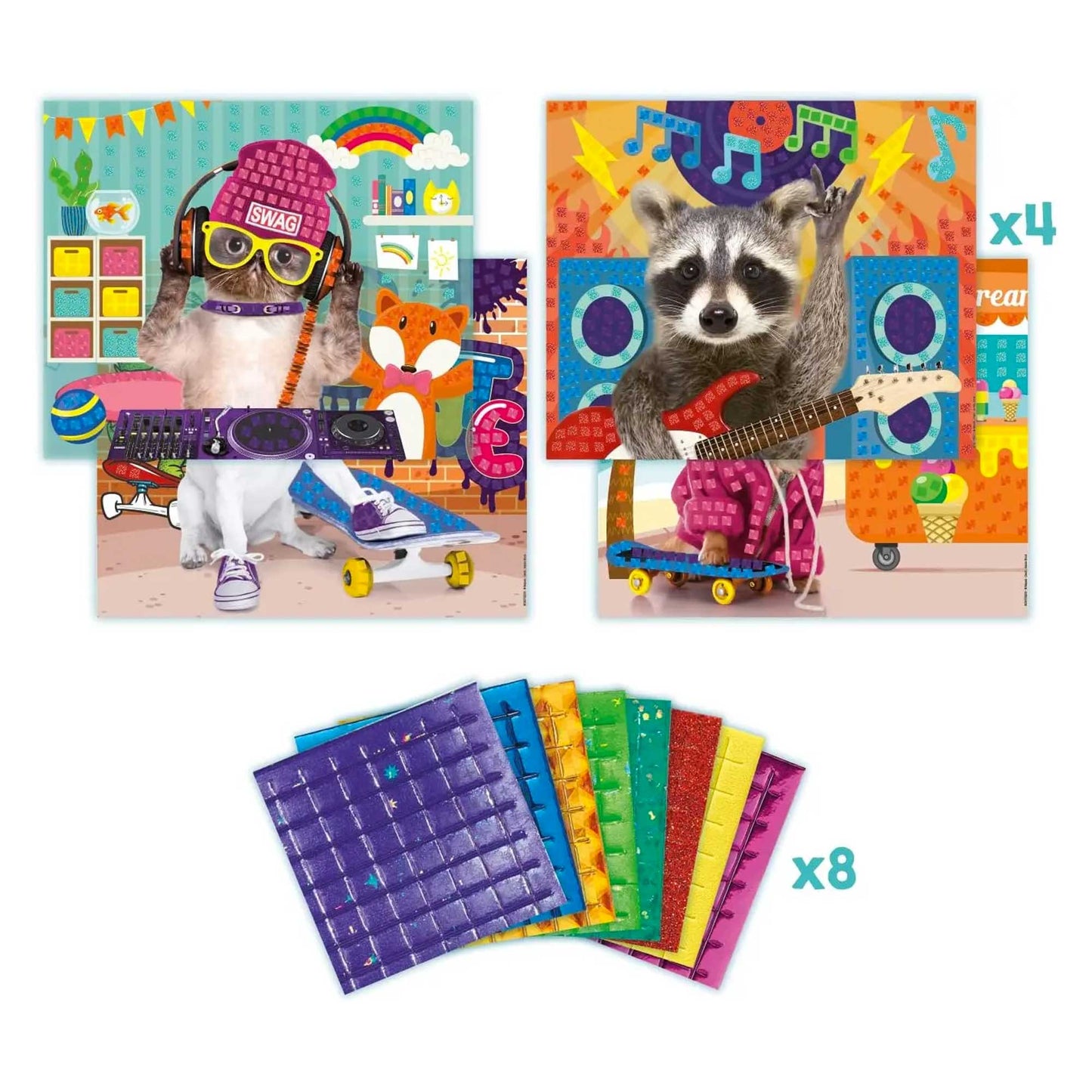 Maped Creativ Photo Mosaics Kit - Cool Animals