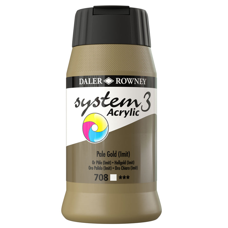 Daler-Rowney System3 Acrylic Paint - 500ml