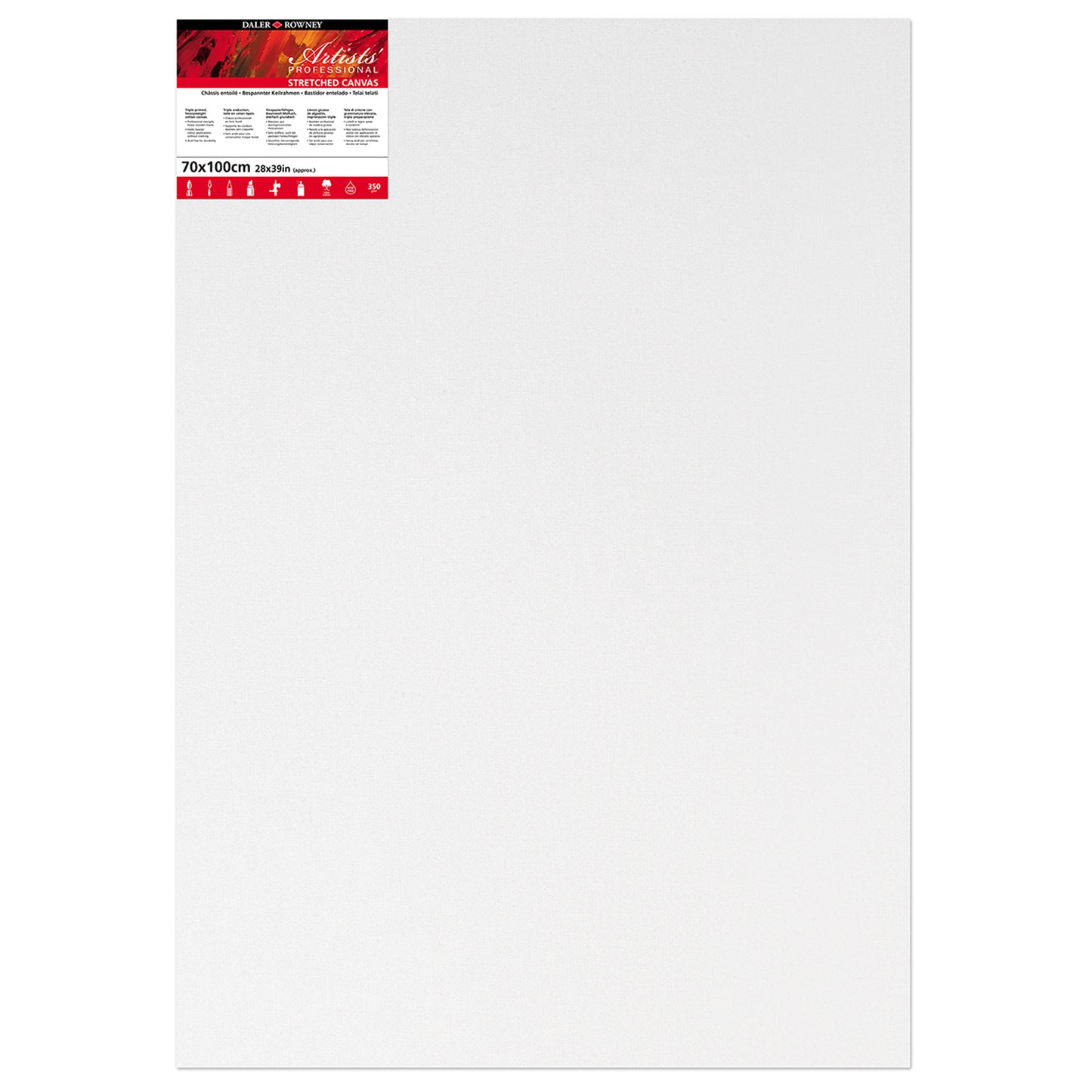 Daler-Rowney Premium Artists' Stretched Canvas - 3D Chunky Profile