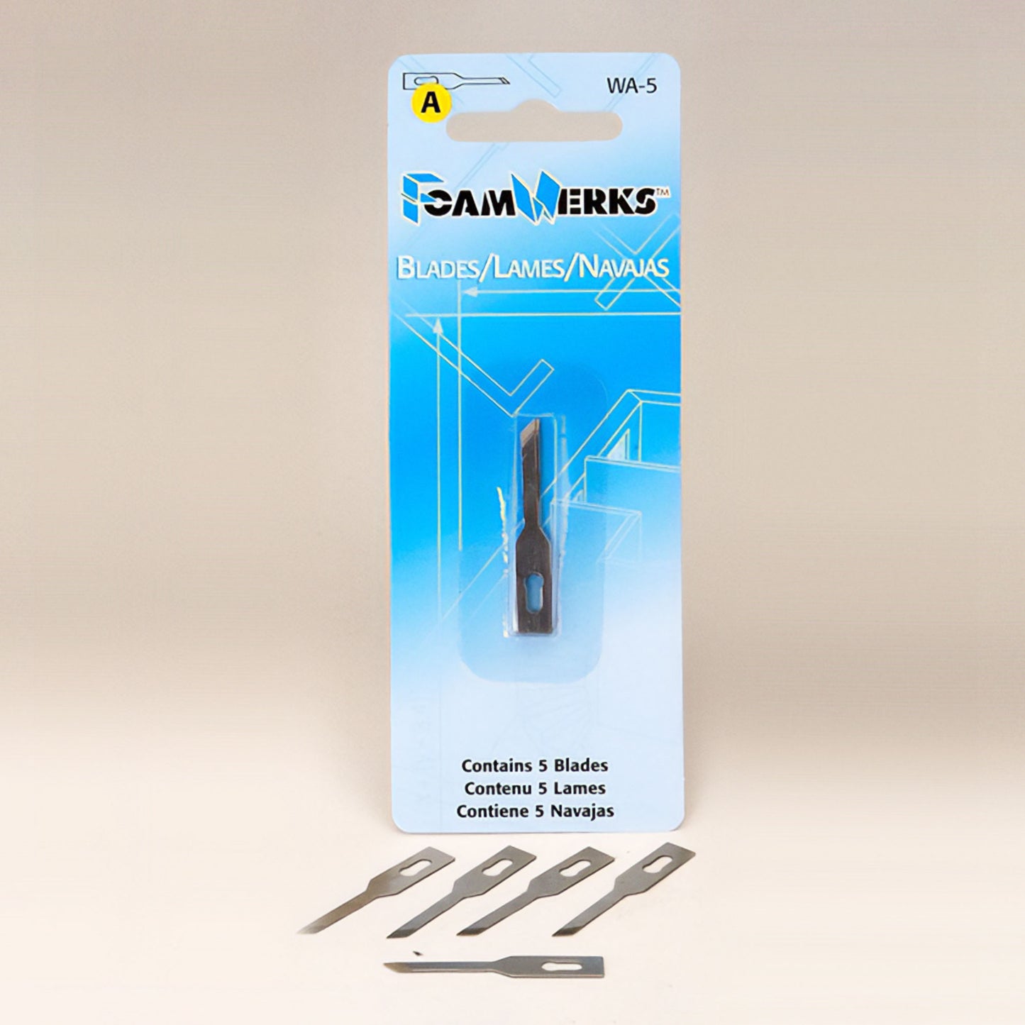 FoamWerks Replacement Blades - Packs of 5 - WA Style Blade