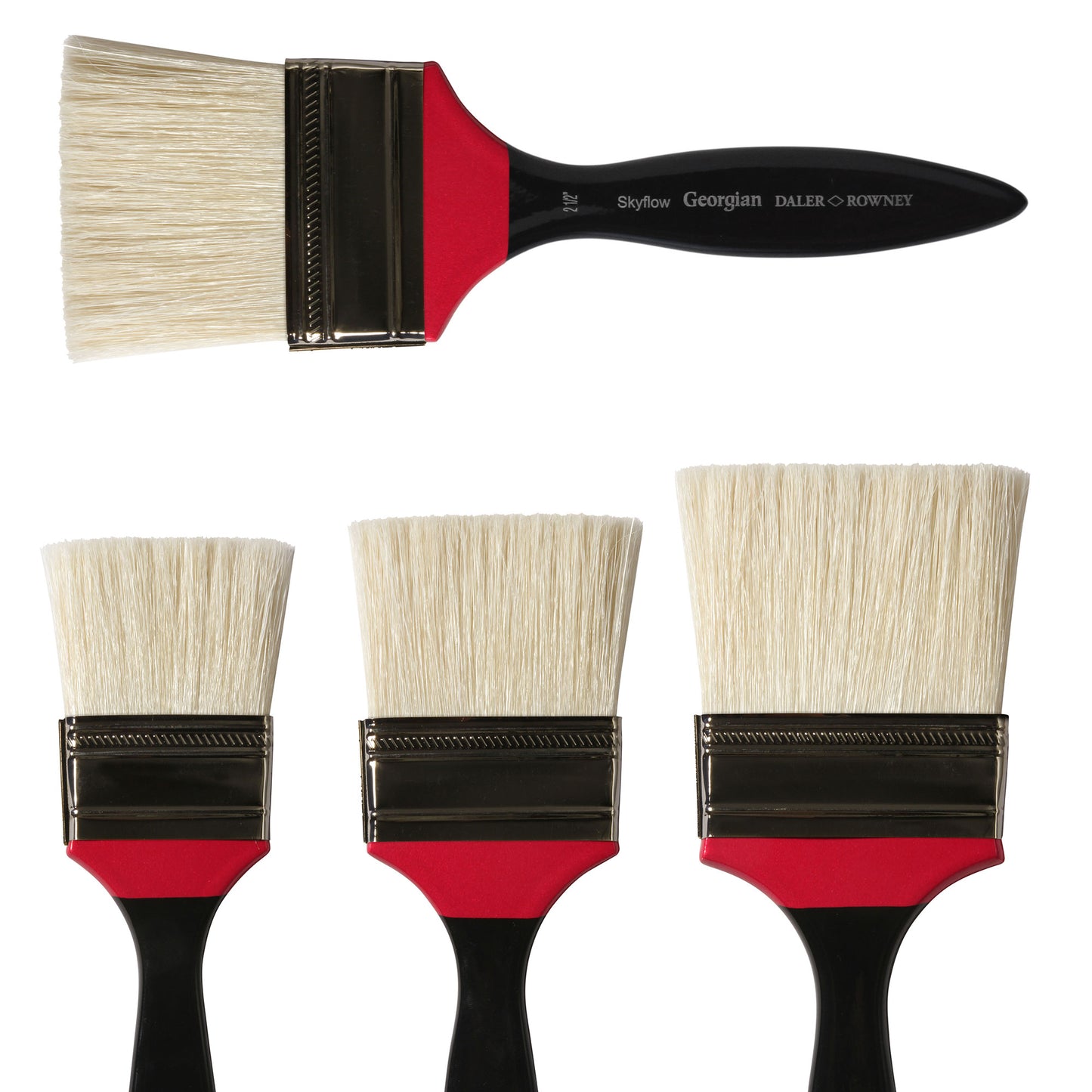 Daler-Rowney Georgian Skyflow Bright Brushes - G278 - Group Photo