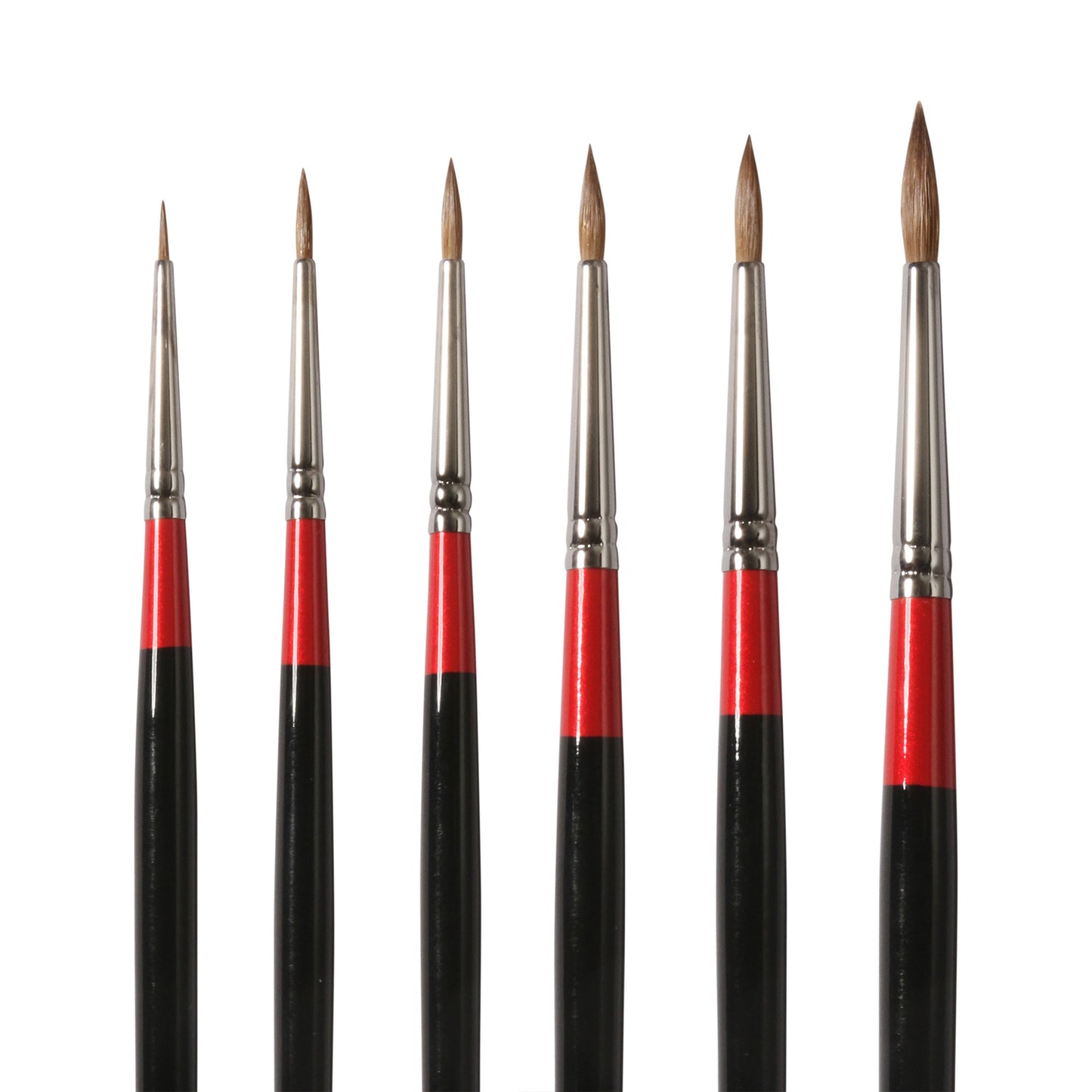 Daler-Rowney Georgian Sable Round Brushes G61 - Group Photo
