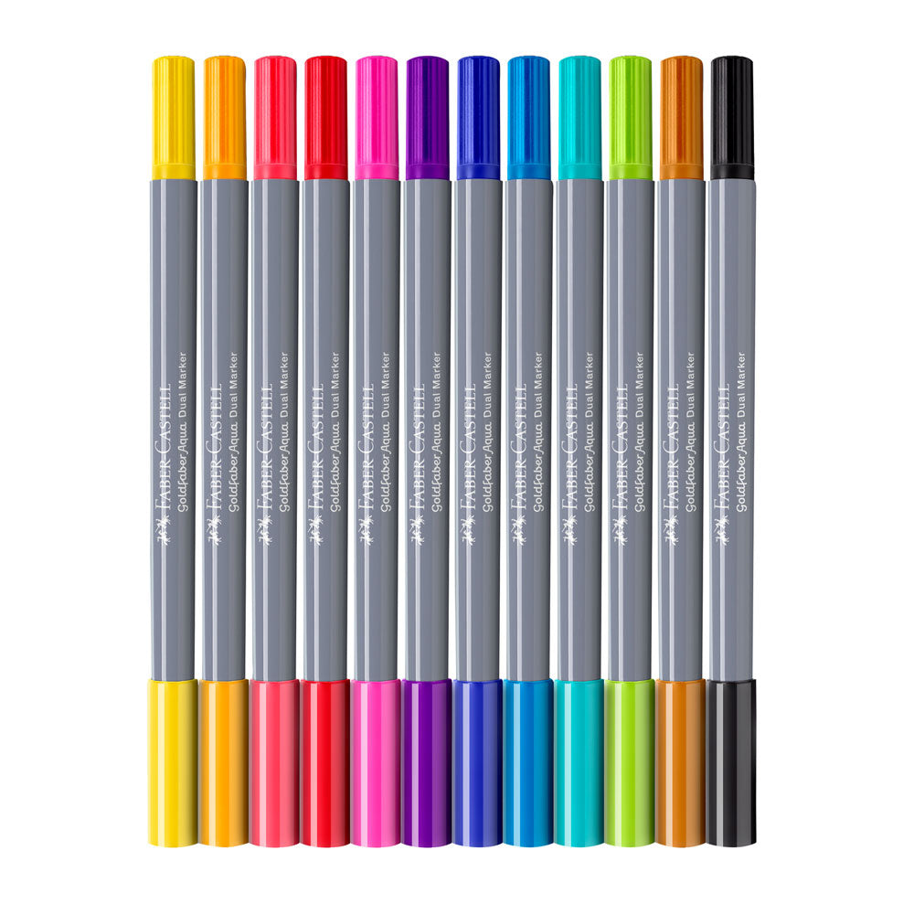 Faber-Castell : Goldfaber : Aqua Dual Marker : Set of 12
