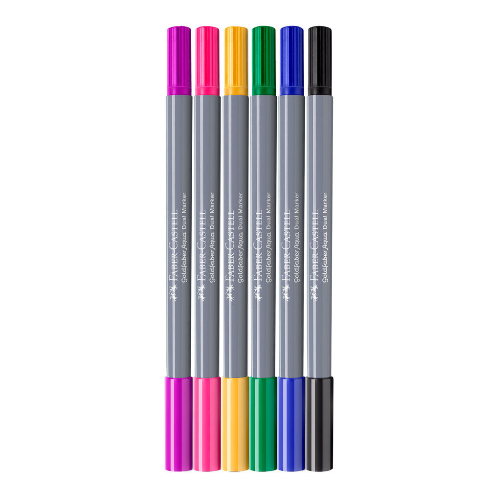Faber-Castell : Goldfaber : Aqua Dual Marker : Graffiti : Set Of 6