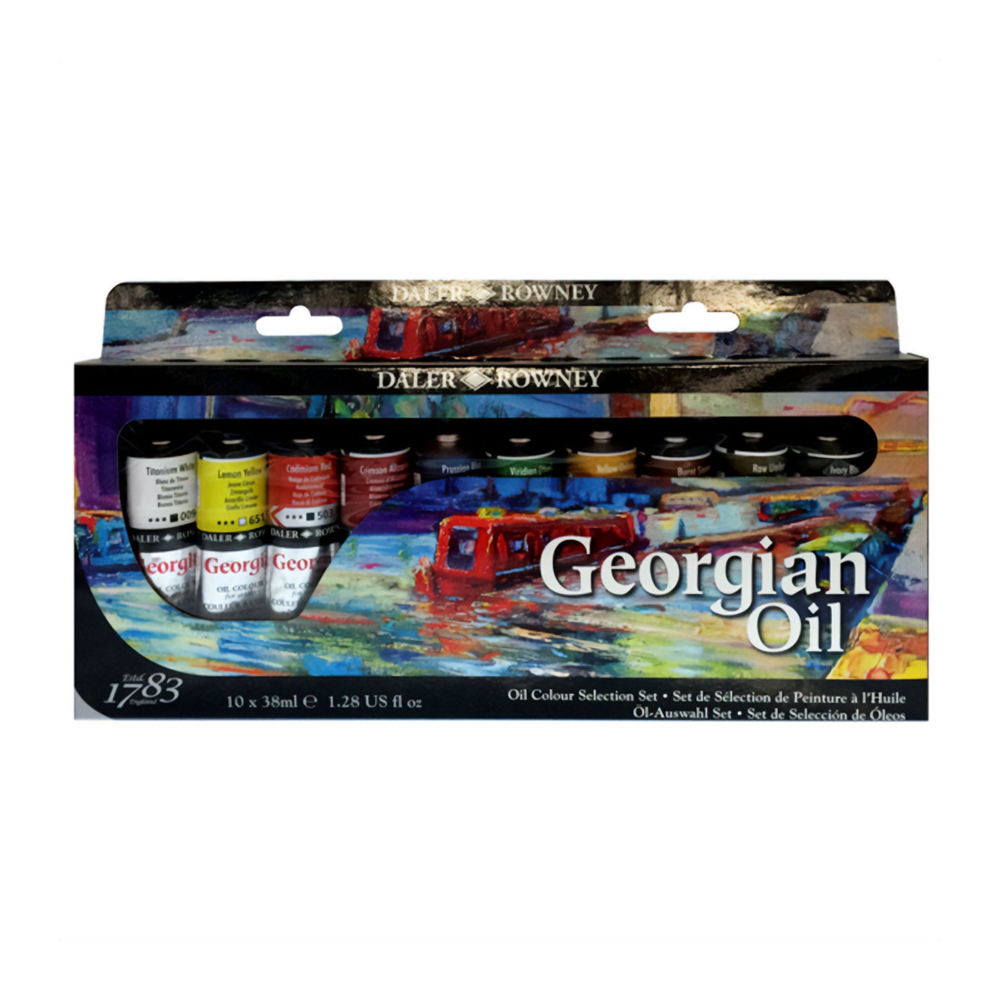 Daler-Rowney Georgian Oil Selection Set - 10 x 38ml Tubes