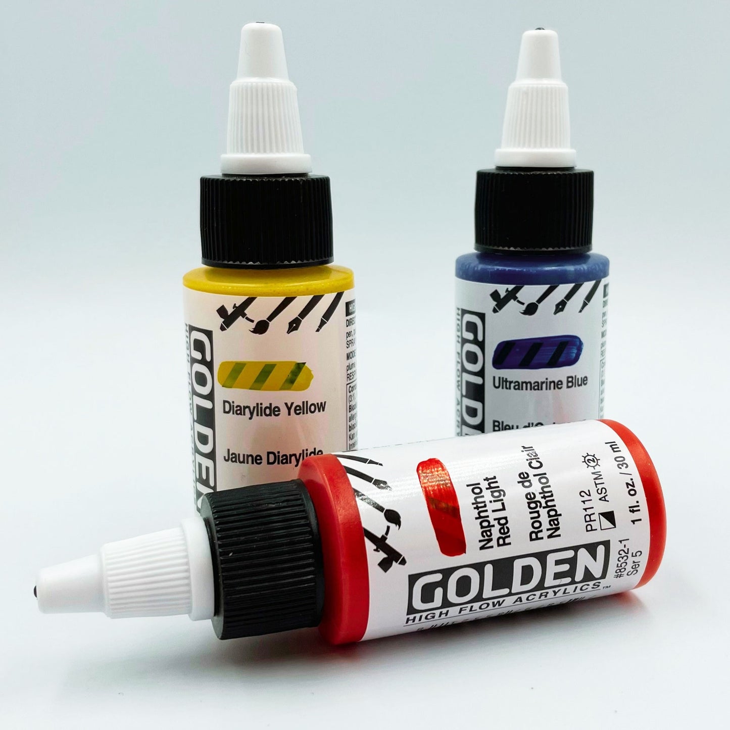 Golden High Flow Acrylics - Opaque Colours 30ml - Mood Image