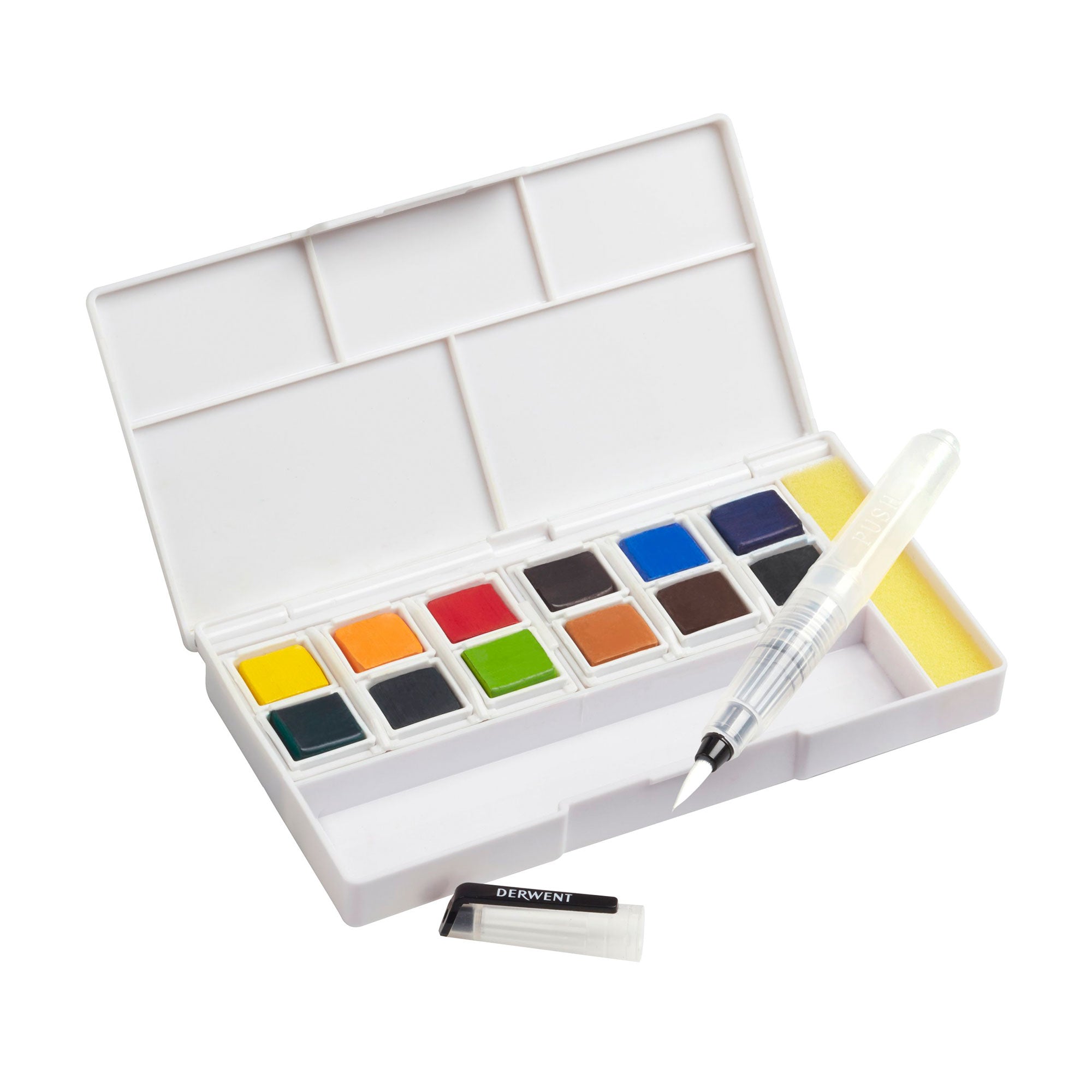 Derwent Inktense 12 Paint Pan Travel Set #1