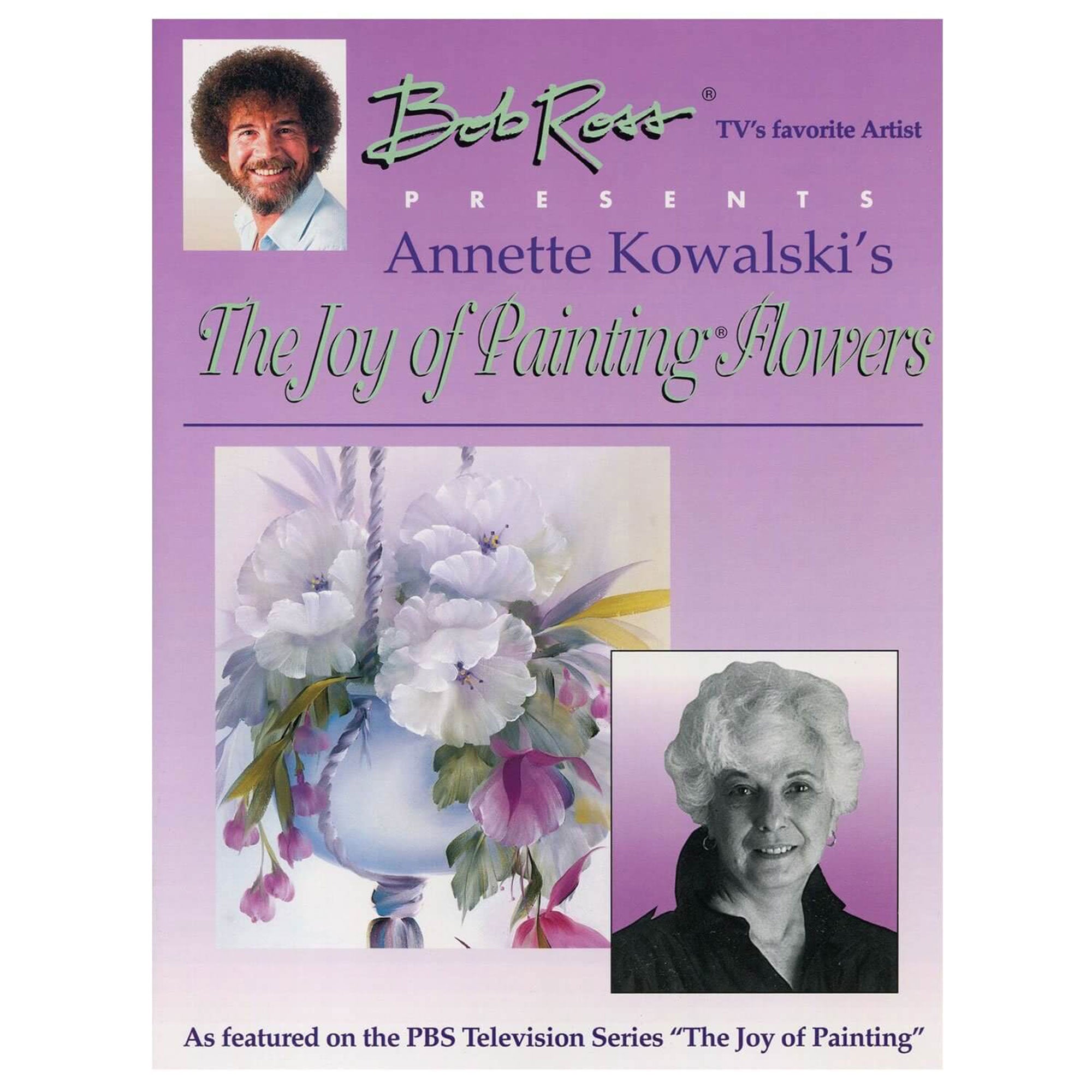 Bob Ross Books-Joy Of Painting Flowers - A. Kowalski