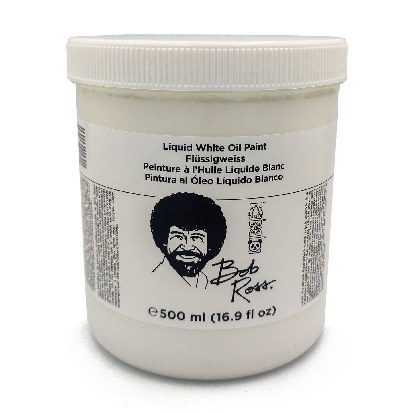Bob Ross Liquid Base Coats - White 500ml