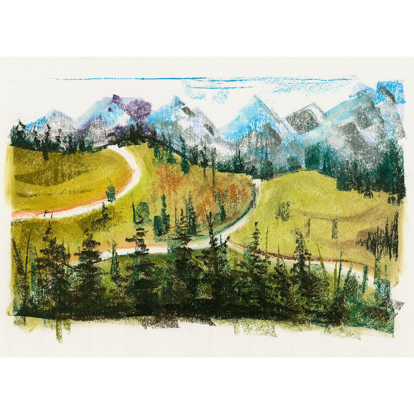 Faber-Castell Mini Soft Pastels - Sample Illustration