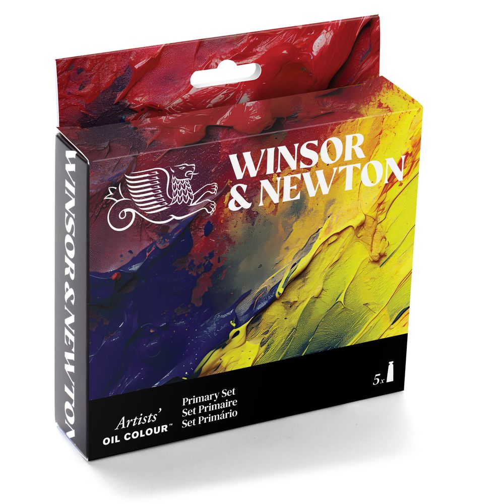 Winsor & Newton : Artists' : Oil Paint : 37ml : Primary : Set of 5