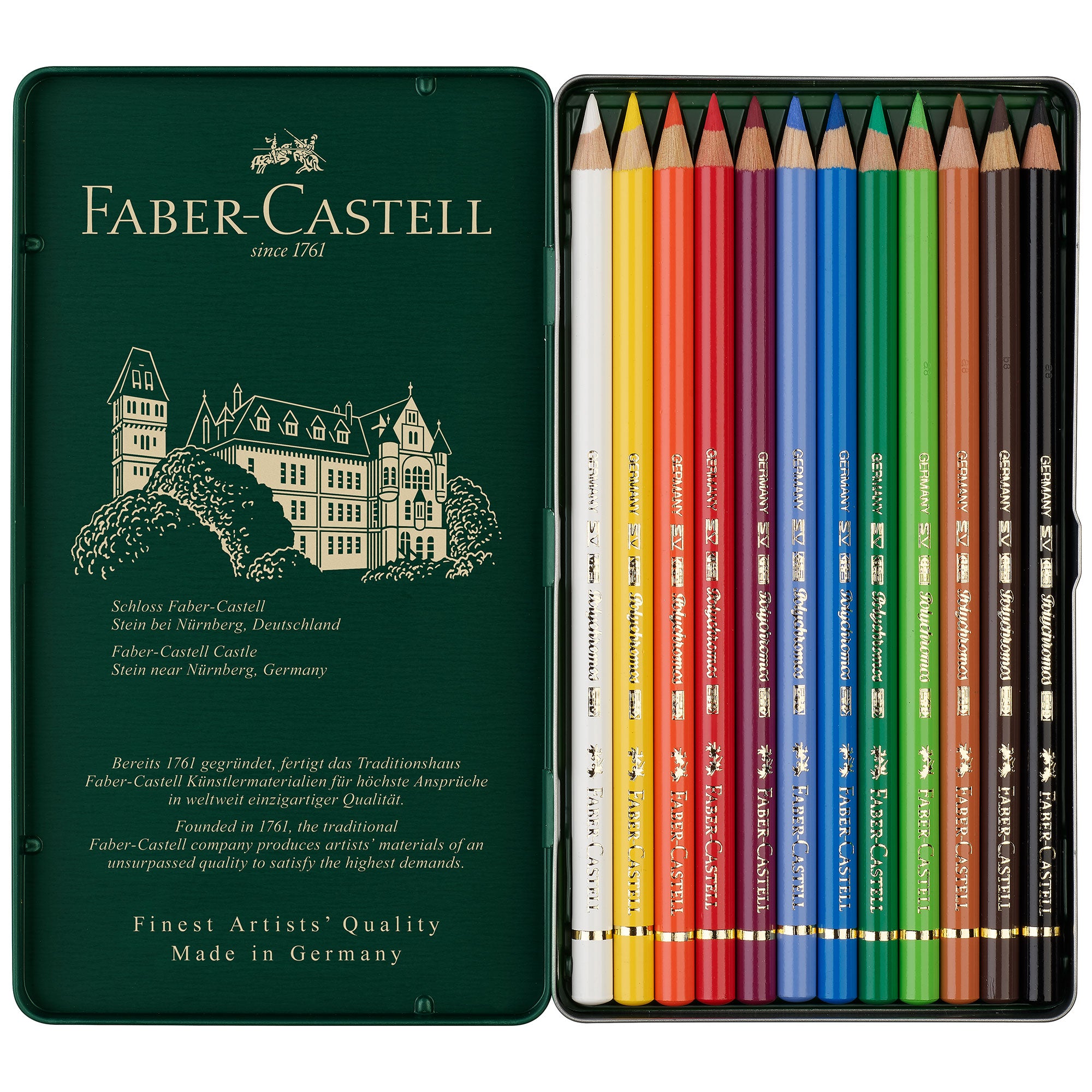 Faber-Castell Polychromos Artists Pencil Set of 12