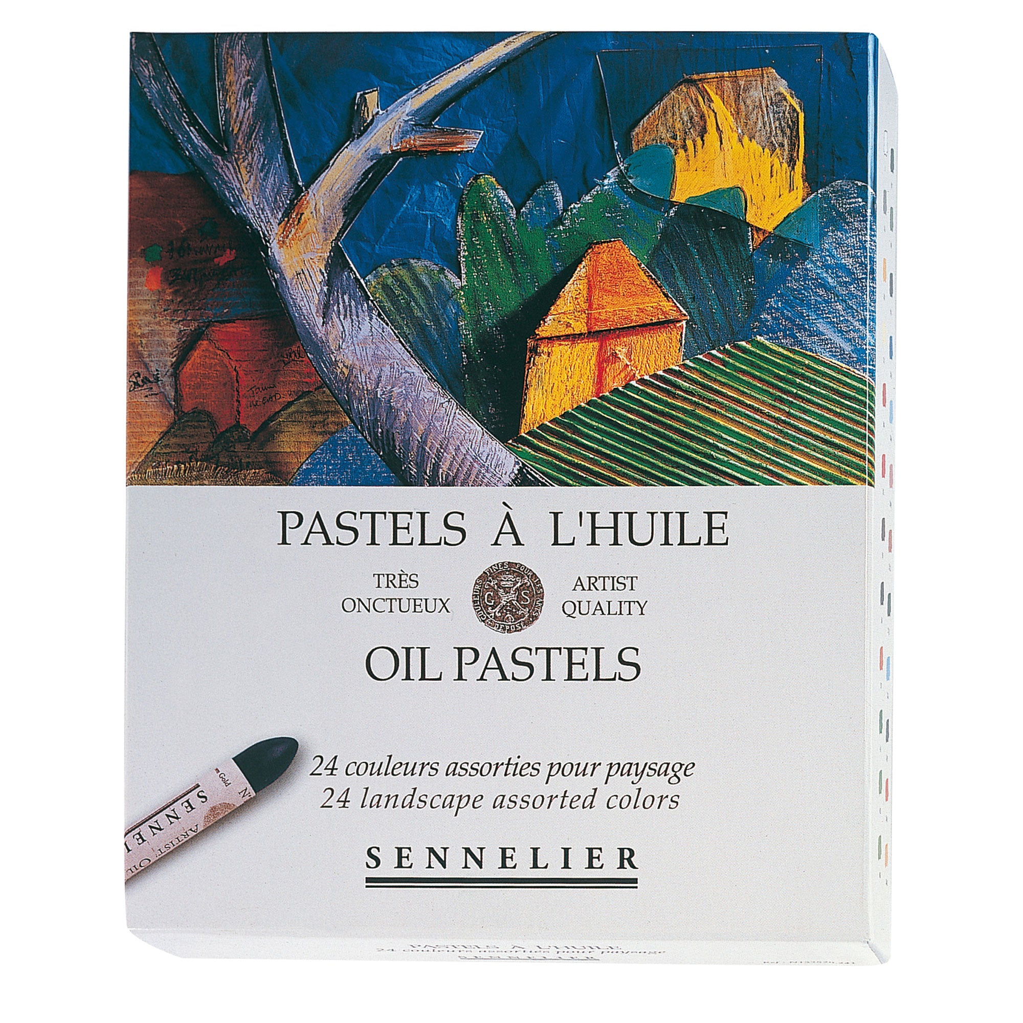 Sennelier Oil Pastels - Set of 24 Landscape Colours Box