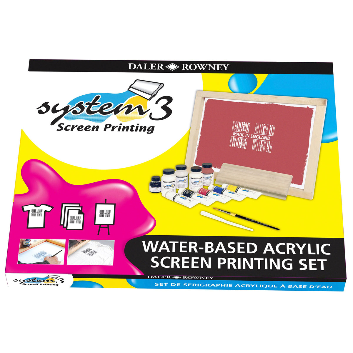 Daler-Rowney System3 Screen Printing Set