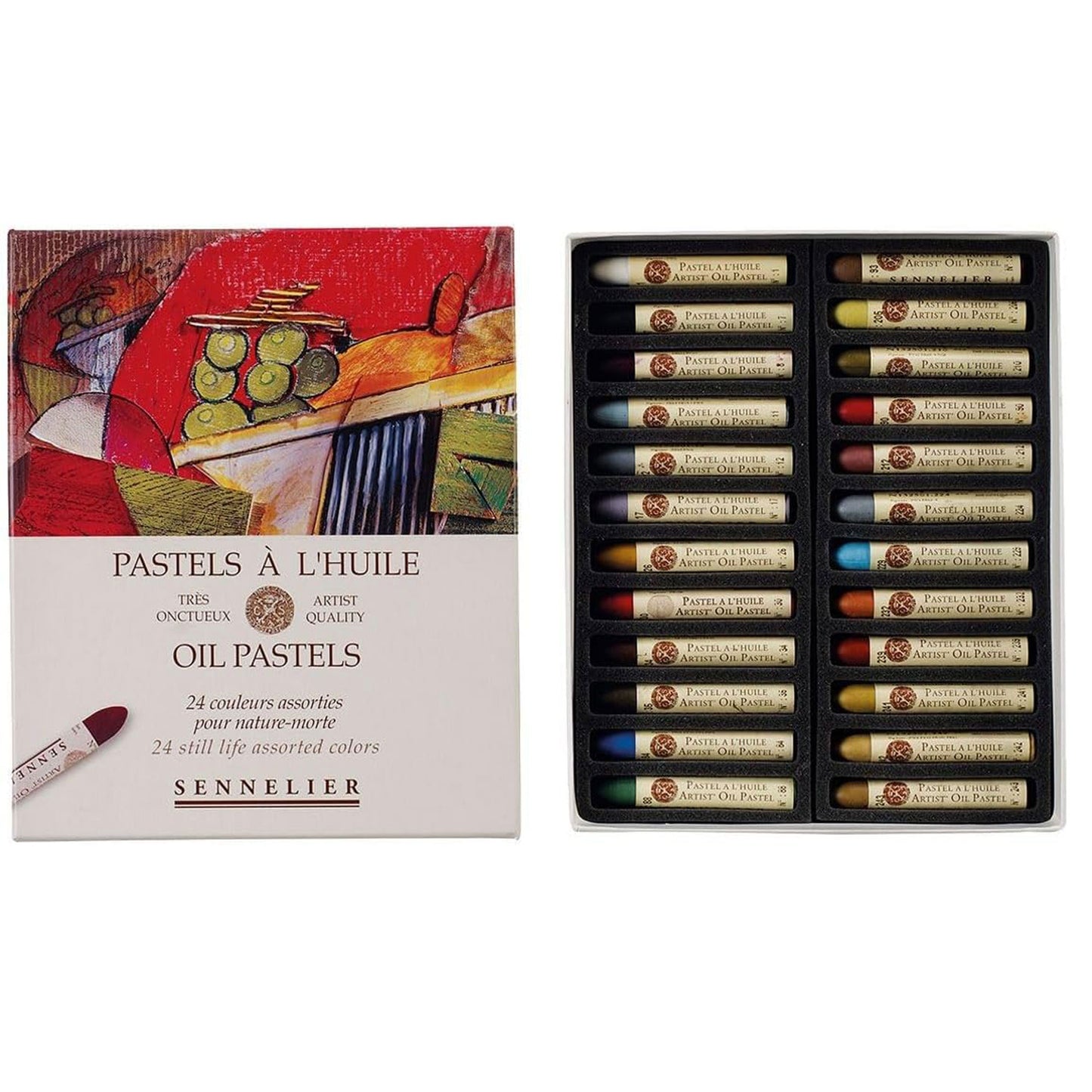 Sennelier Oil Pastels - Set of 24 Still Life Colours