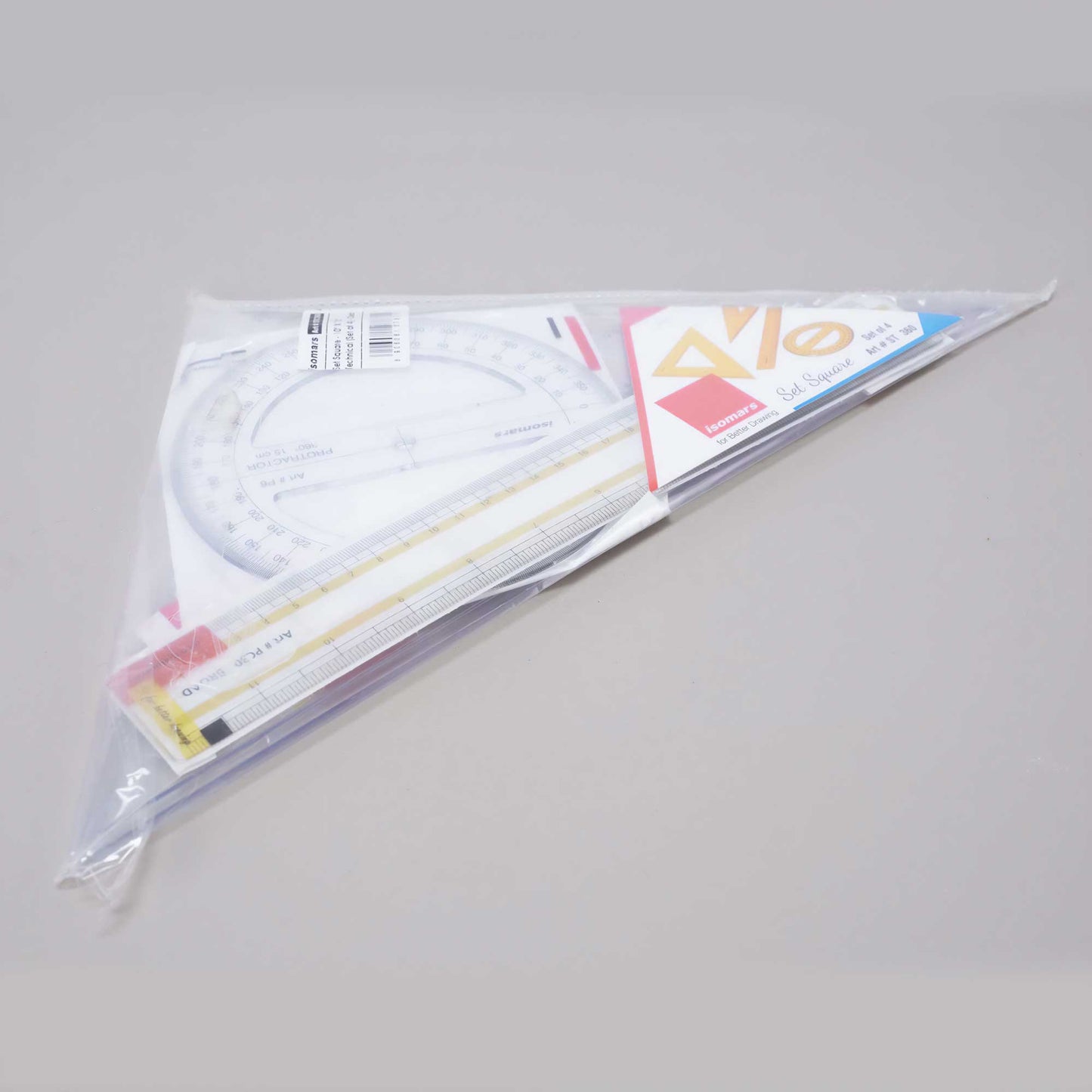 Isomars Set Square Technical Set of 4 - In Packaging