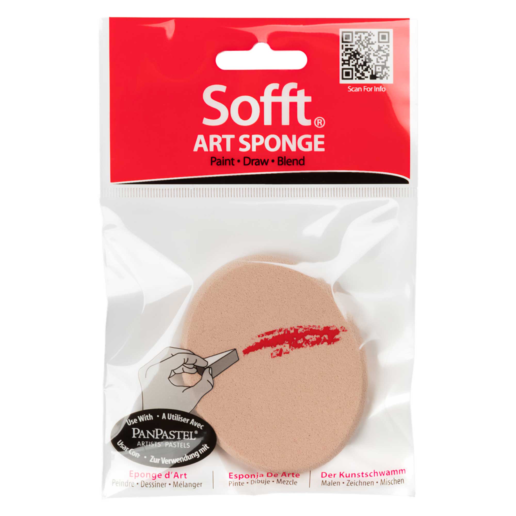 Pan Pastel - Sofft Big Oval Sponge Packaging