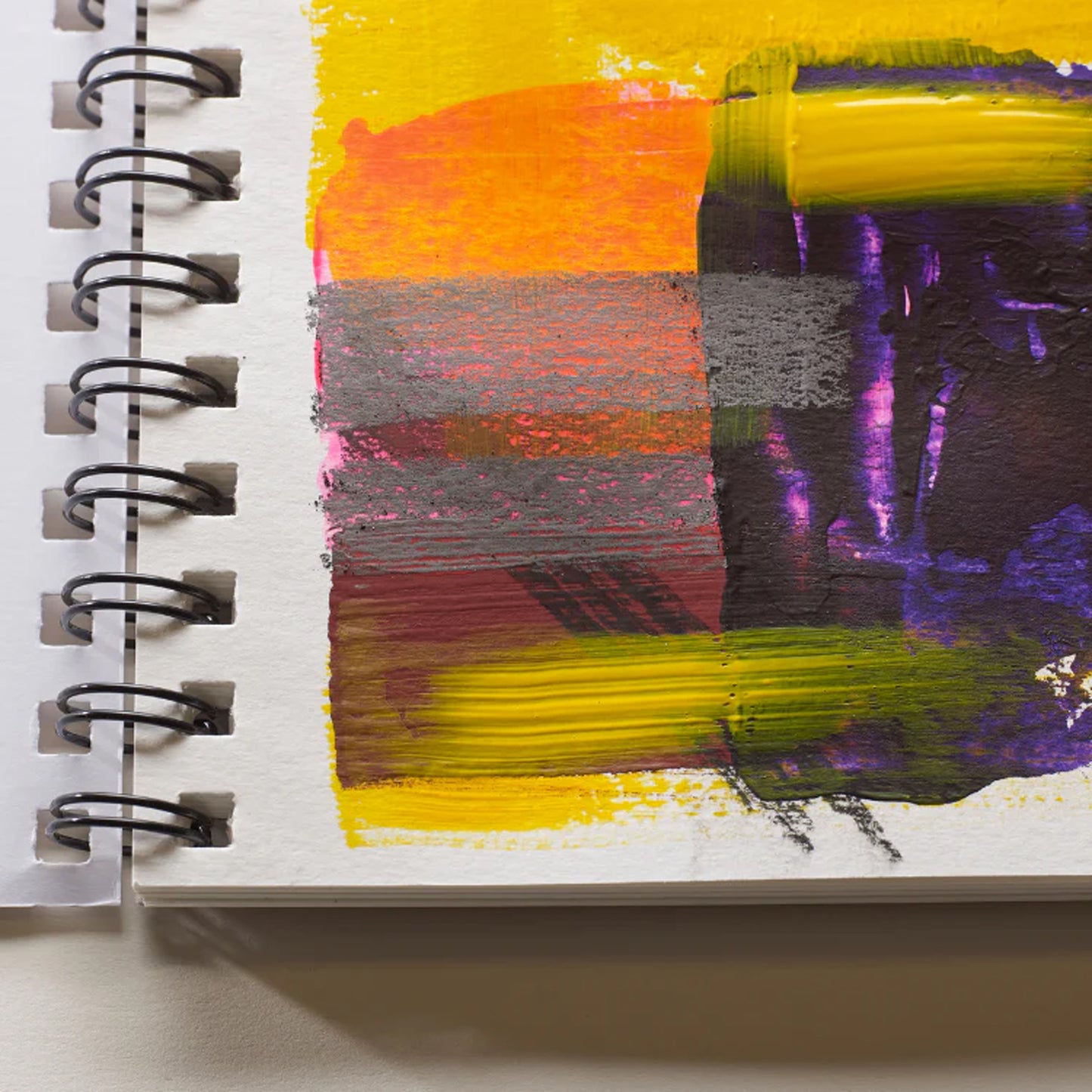 Winsor & Newton Mixed Media Pad - In use with acrylics