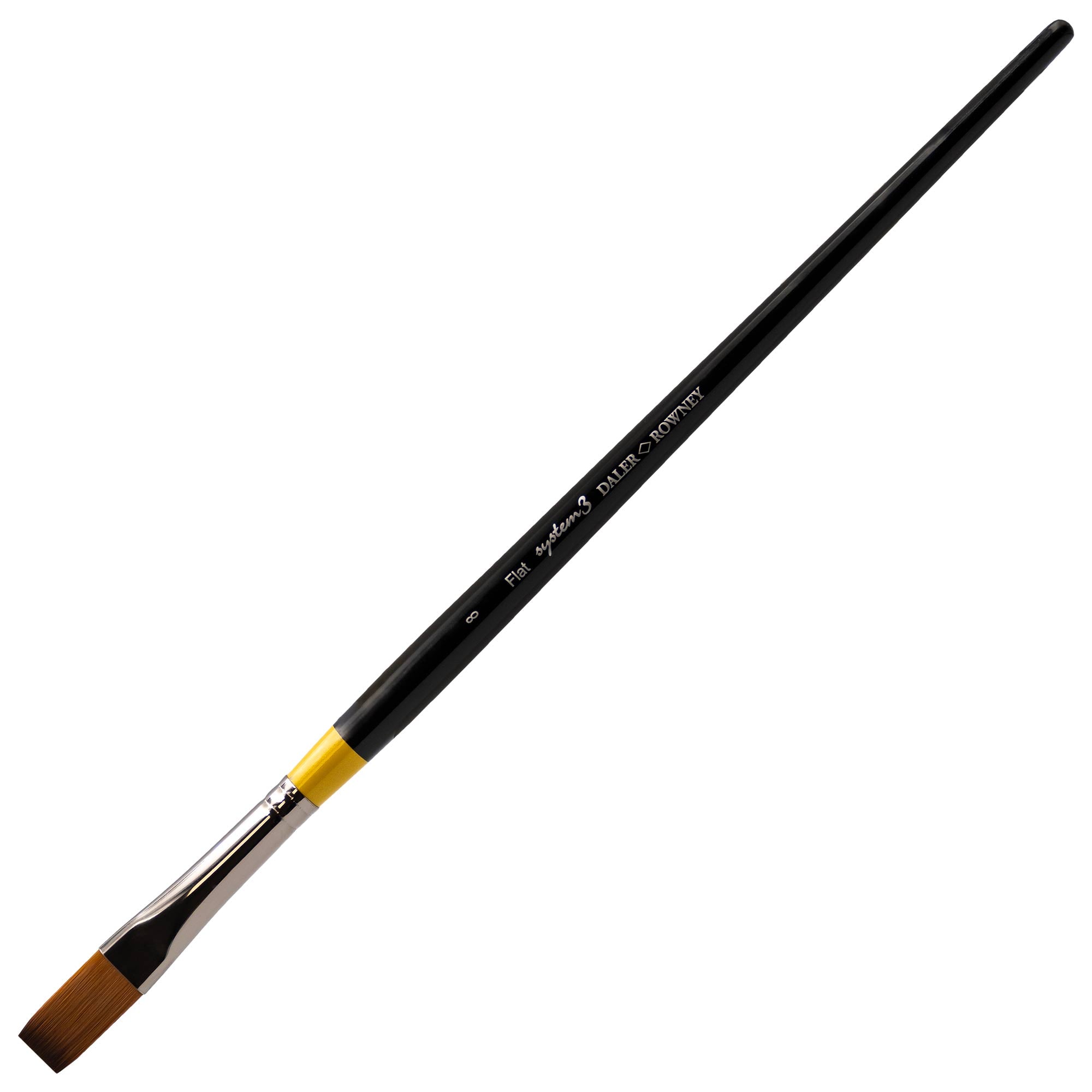 Daler-Rowney System3 - Long Handled Flat Brushes - SY44