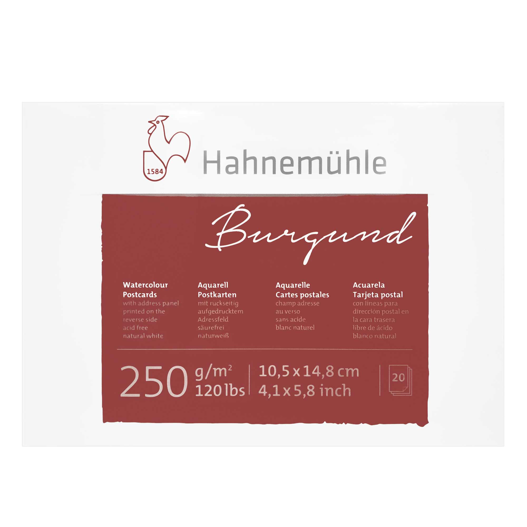 Hahnemühle Watercolour Postcard Pad - Cover