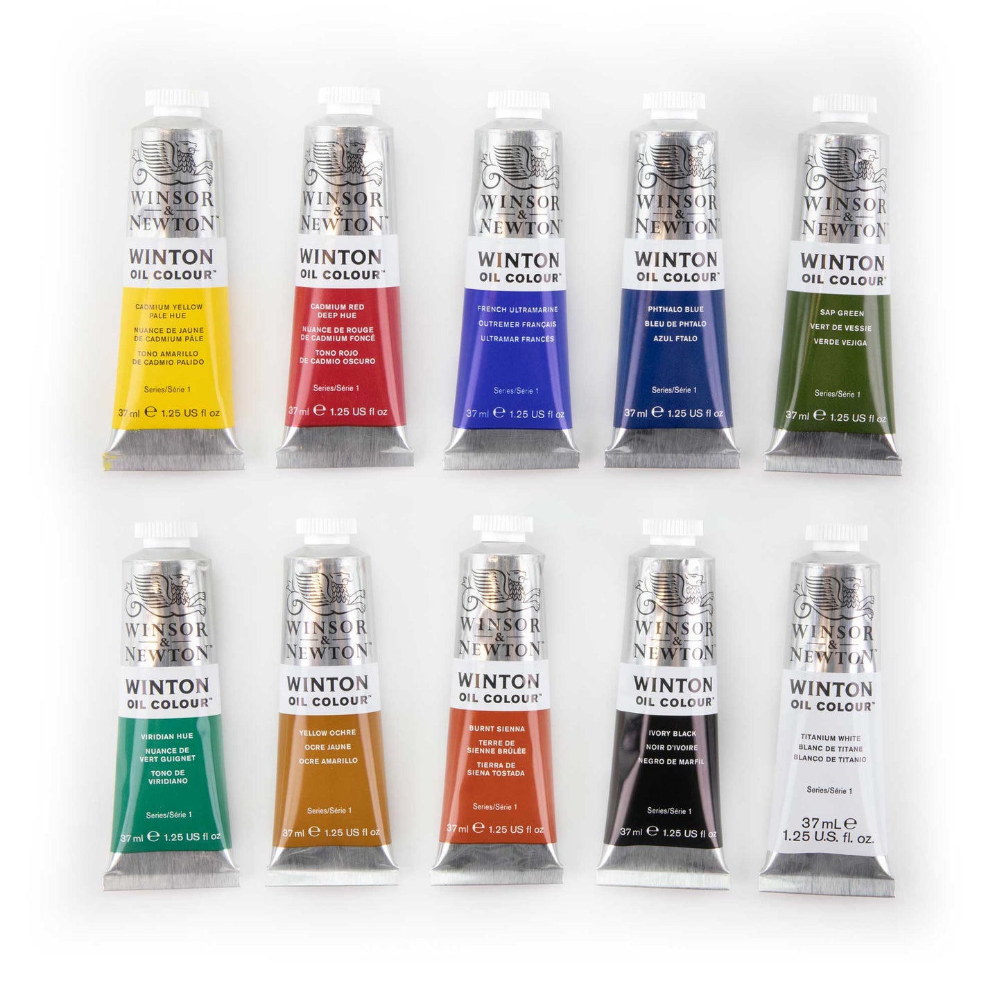 Winsor & Newton Winton Oil Colour Set - Colours Included in the set