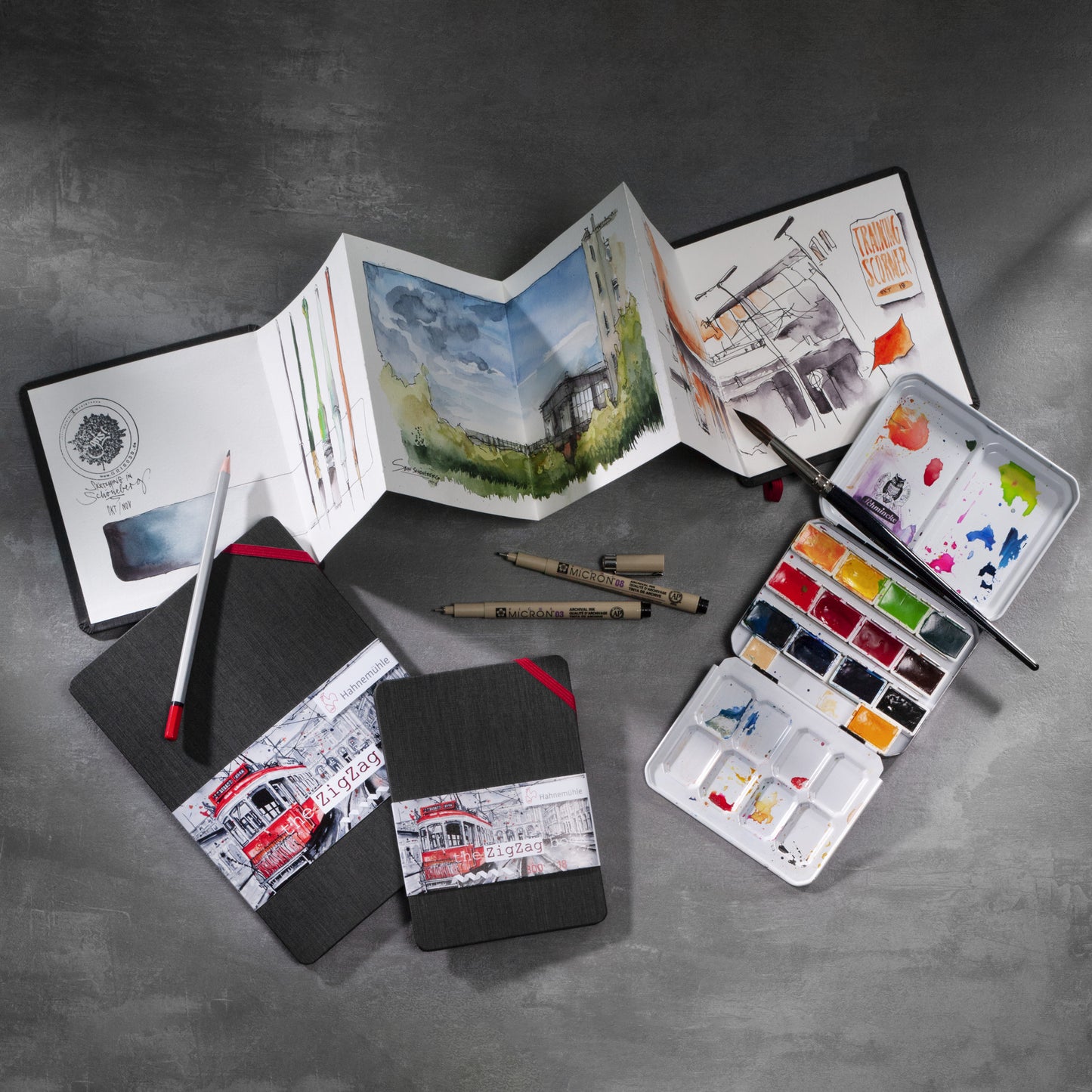 Hahnemühle ZigZag Book - 300gsm - A5 - Lifestyle