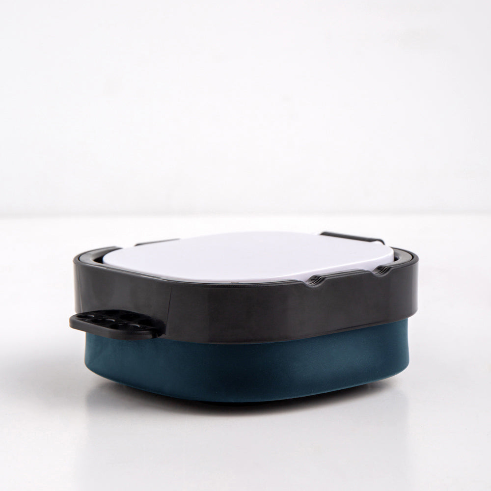 Studio Essentials : Foldable Bucket Brush Washer : Dark Blue