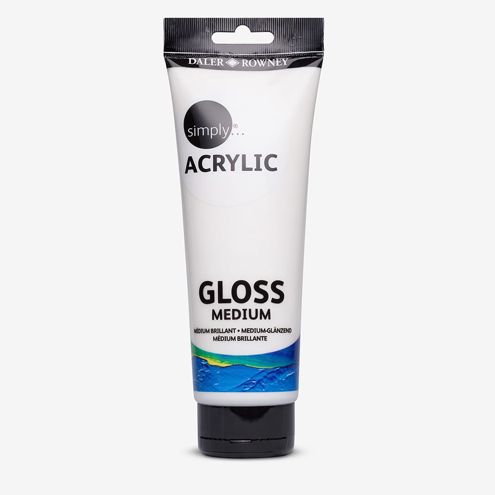 Daler-Rowney : Simply : Acrylic Medium : Gel Medium : 250ml : Gloss