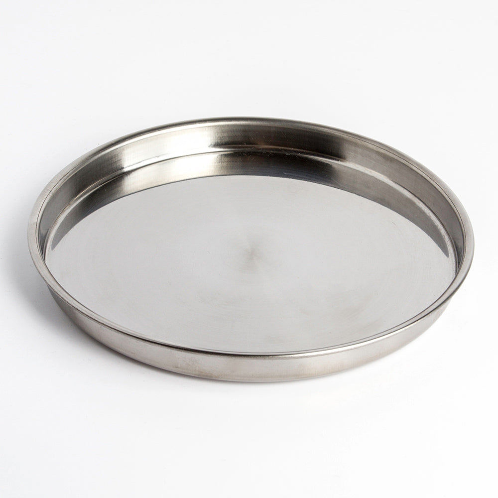 Studio Essentials : Large Brush Washer Metal Deluxe : 15cm Diameter (Apx.6in) (Loose Lid)