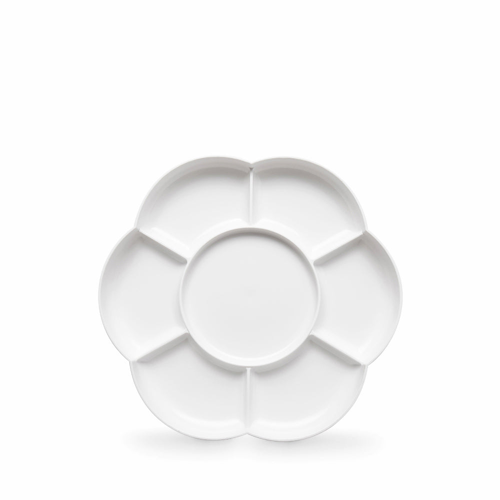 Studio Essentials : Daisy Plastic Palette : 7in Diameter (Apx.18cm) : 7 Well