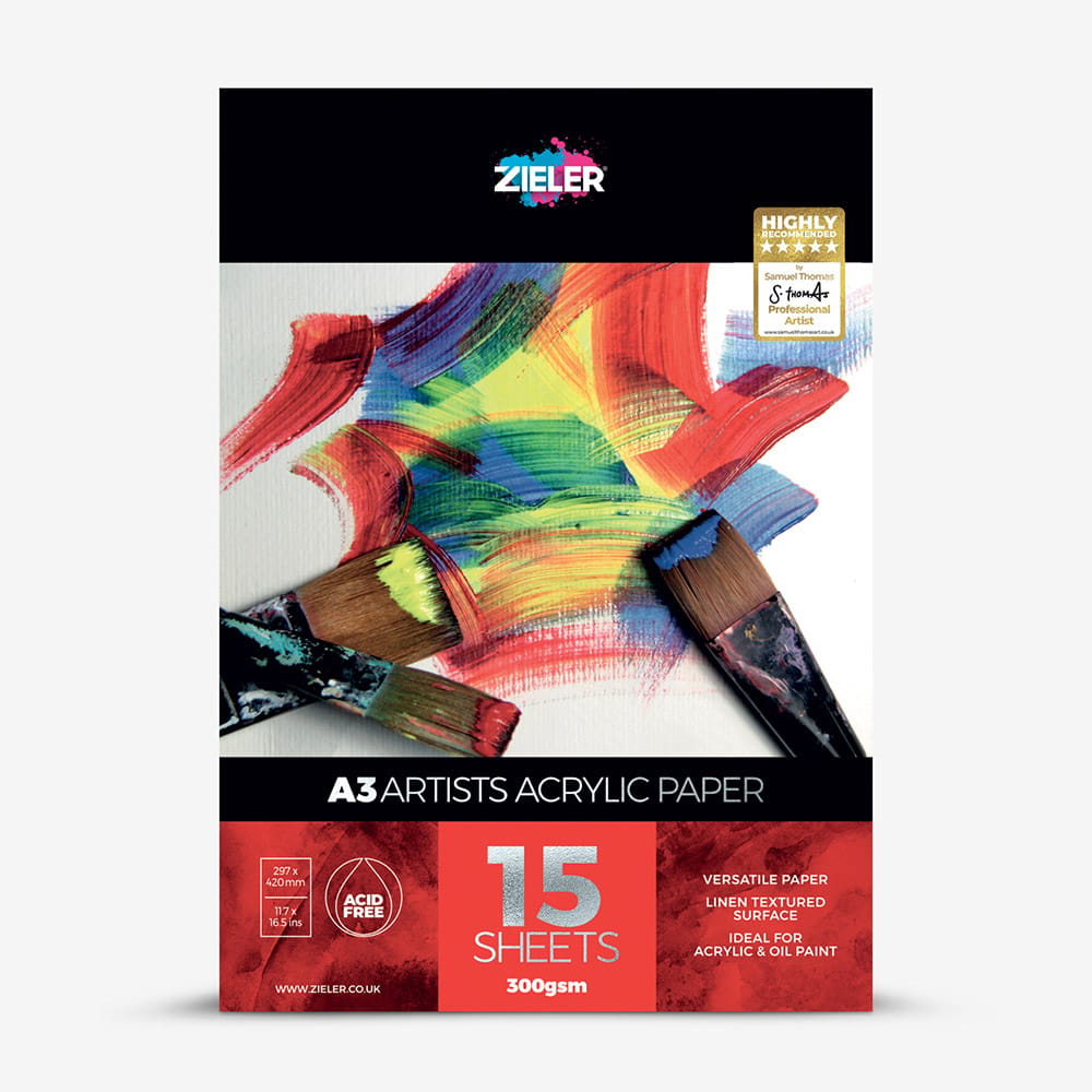 Zieler : Premium Acrylic Paint : 22ml : Complete Set