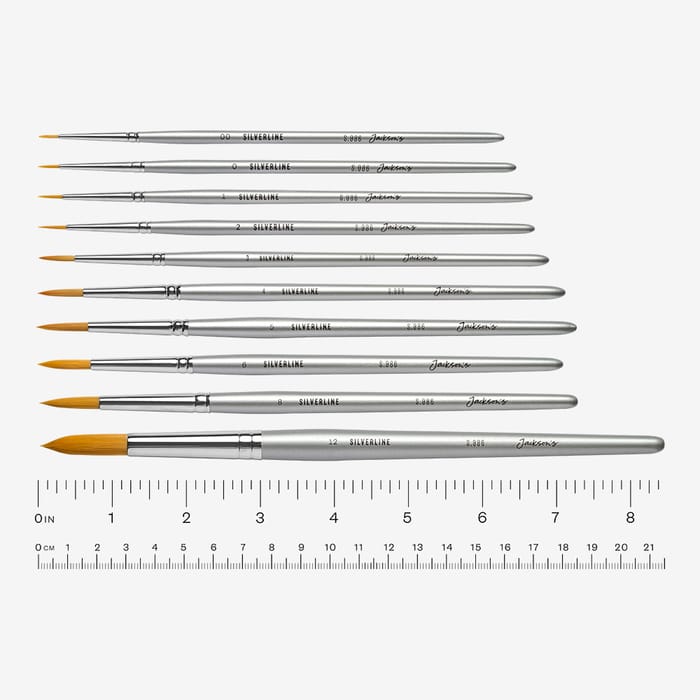 Silverline Watercolour Brush : Series 986 : Round