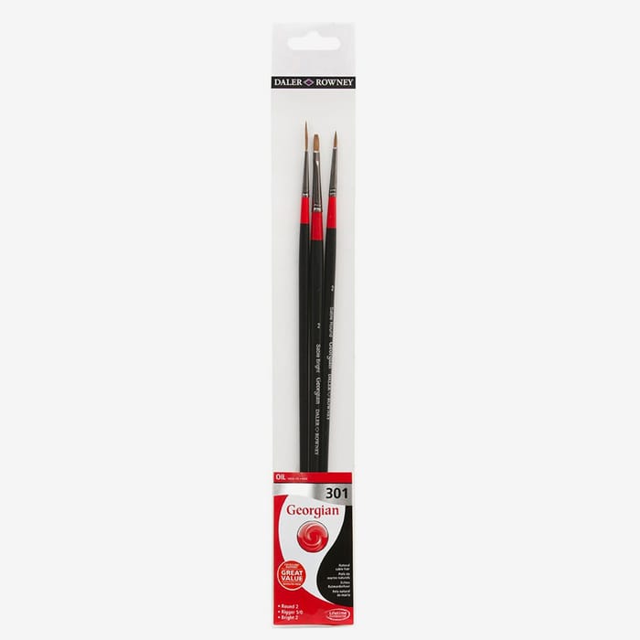 Daler-Rowney : Georgian Oil Brush : Wallet Set : 301