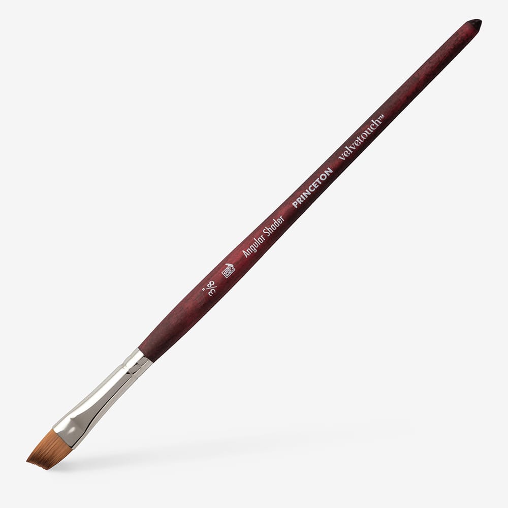 Princeton : Velvetouch : Series 3950 : Short Handle : Angle Shader
