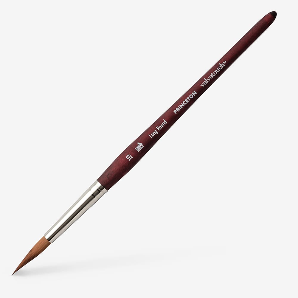 Princeton : Velvetouch : Series 3950 : Short Handle : Long Round