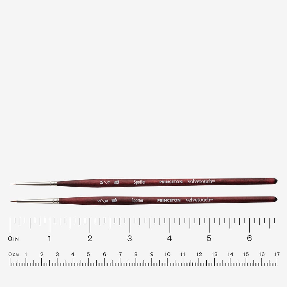 Princeton : Velvetouch : Series 3950 : Short Handle : Spotter