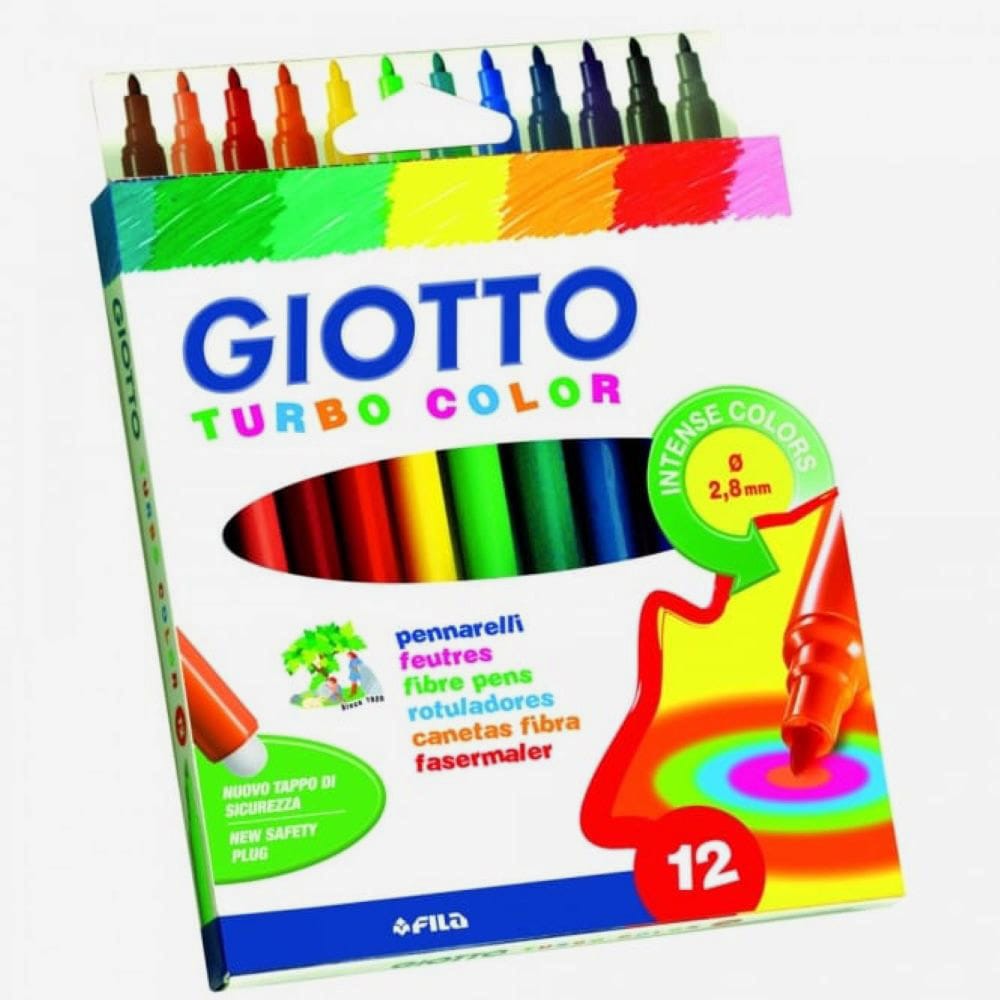 Giotto : Turbo Colour Felt Tip Pens