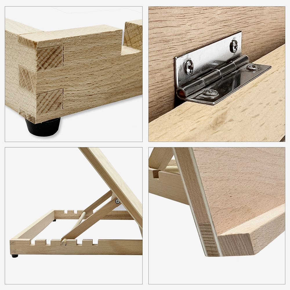Zieler : Wooden Table Top Easel : 5 Adjustable Angles : A3
