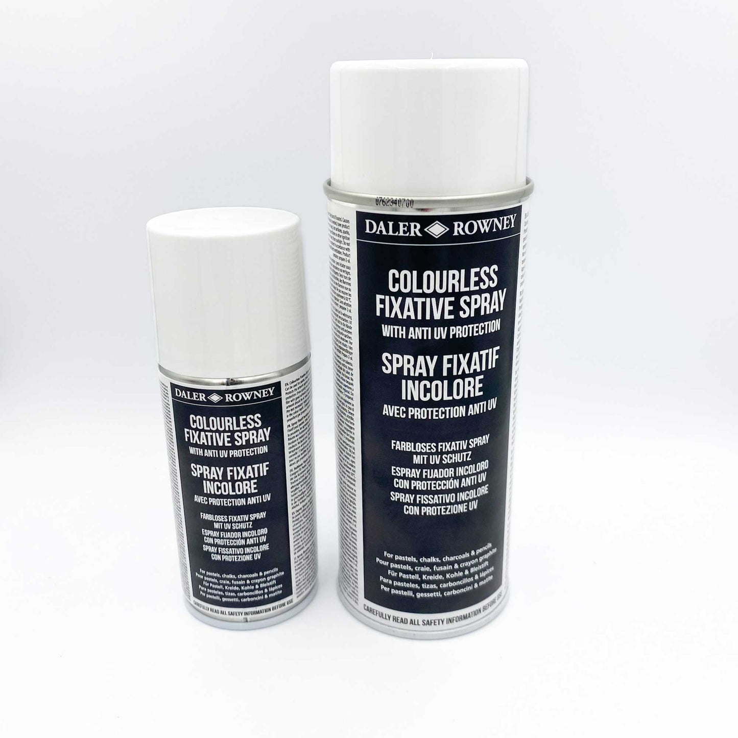 Daler-Rowney Colourless Perfix Fixative Spray With Anti UV Protection - 150ml and 500ml