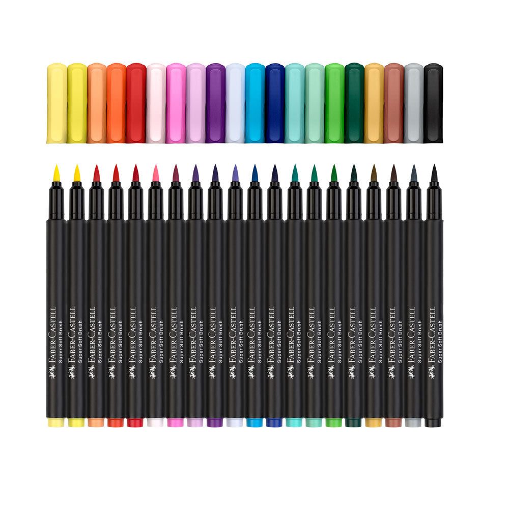 Faber-Castell : Black Edition : Brush Pens : Set of 20